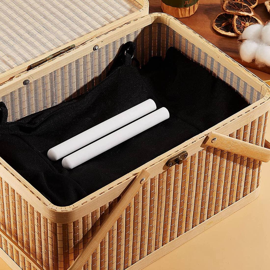8 StüCk Kieselgur Feuchtigkeit Absorptionsstab Wasser Absorption Stab Trocknung Stab Diatomeen Erde Trockenmittel für WäSche zu Hause