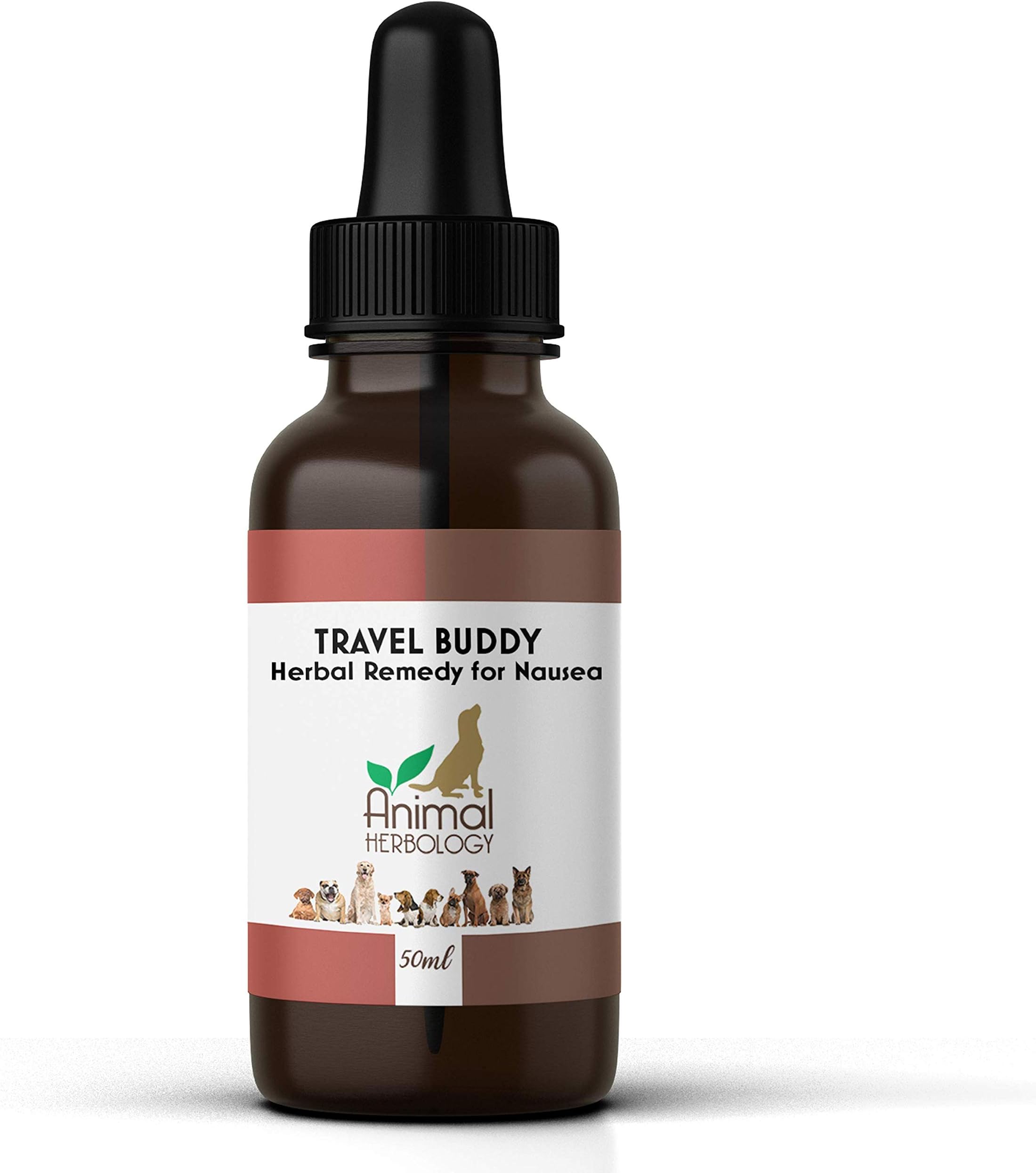 Animal Herbology (NEW) Natural PET CALMATIVE FOR TRAVEL 1-2 Years supply per bottle.