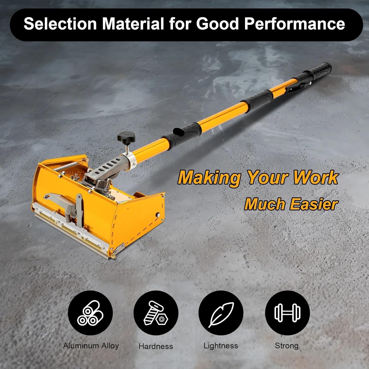 Drywall Flat Finishing Box Drywall Flat Finishing Box Tool Retractable Rod Double-spring Design For Wall/Ceiling Scraping Putty