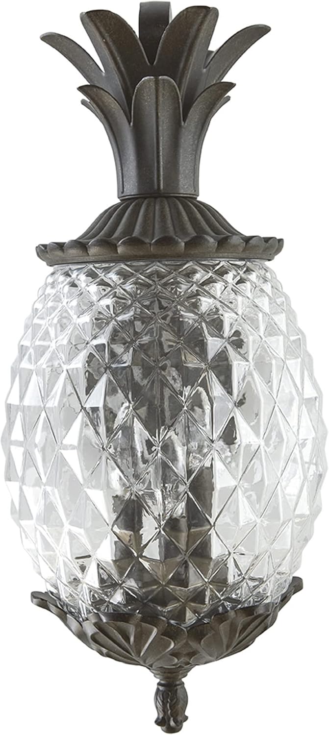 Acclaim 7512BC Lanai Collection 3-Light Wall Mount Outdoor Light Fixture, Black Coral