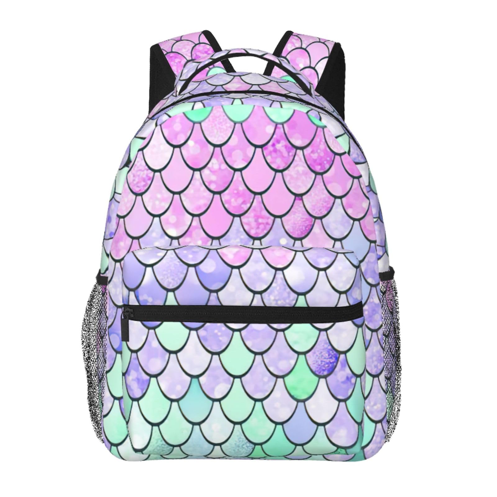 Mochila de senderismo EdWal impermeable para laptop con estampado de escamas 6