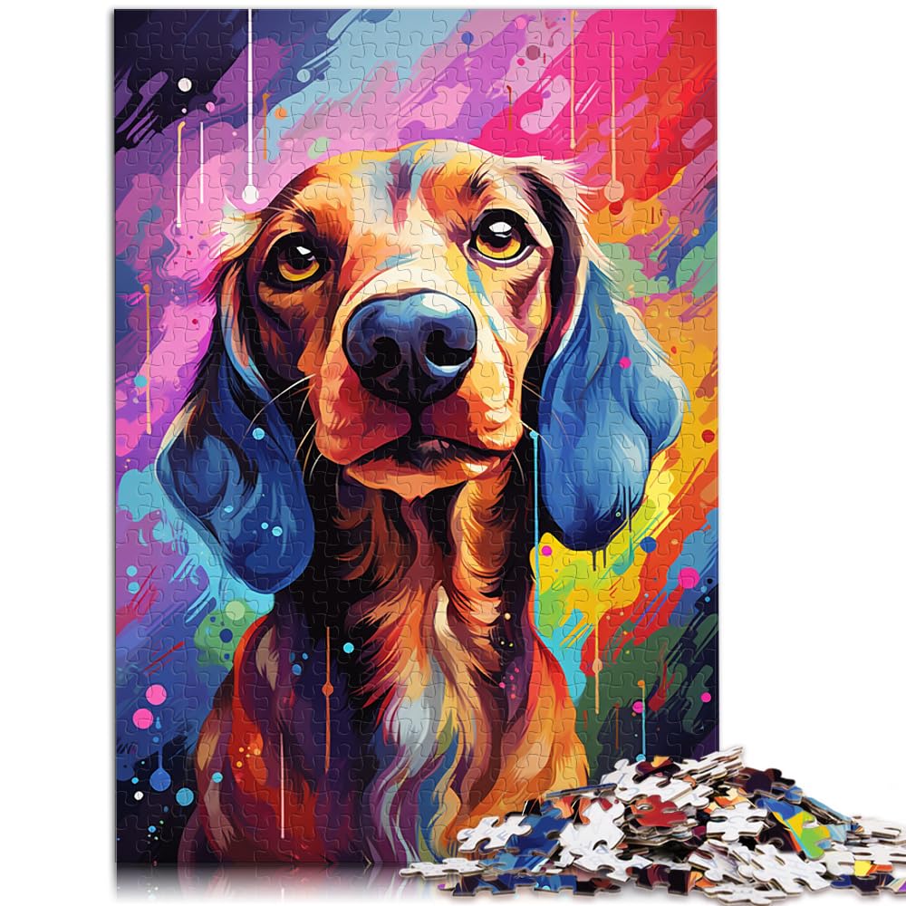 Puzzle Da 1000 Pezzi,Puzzle In Legno Puzzle Bassotto