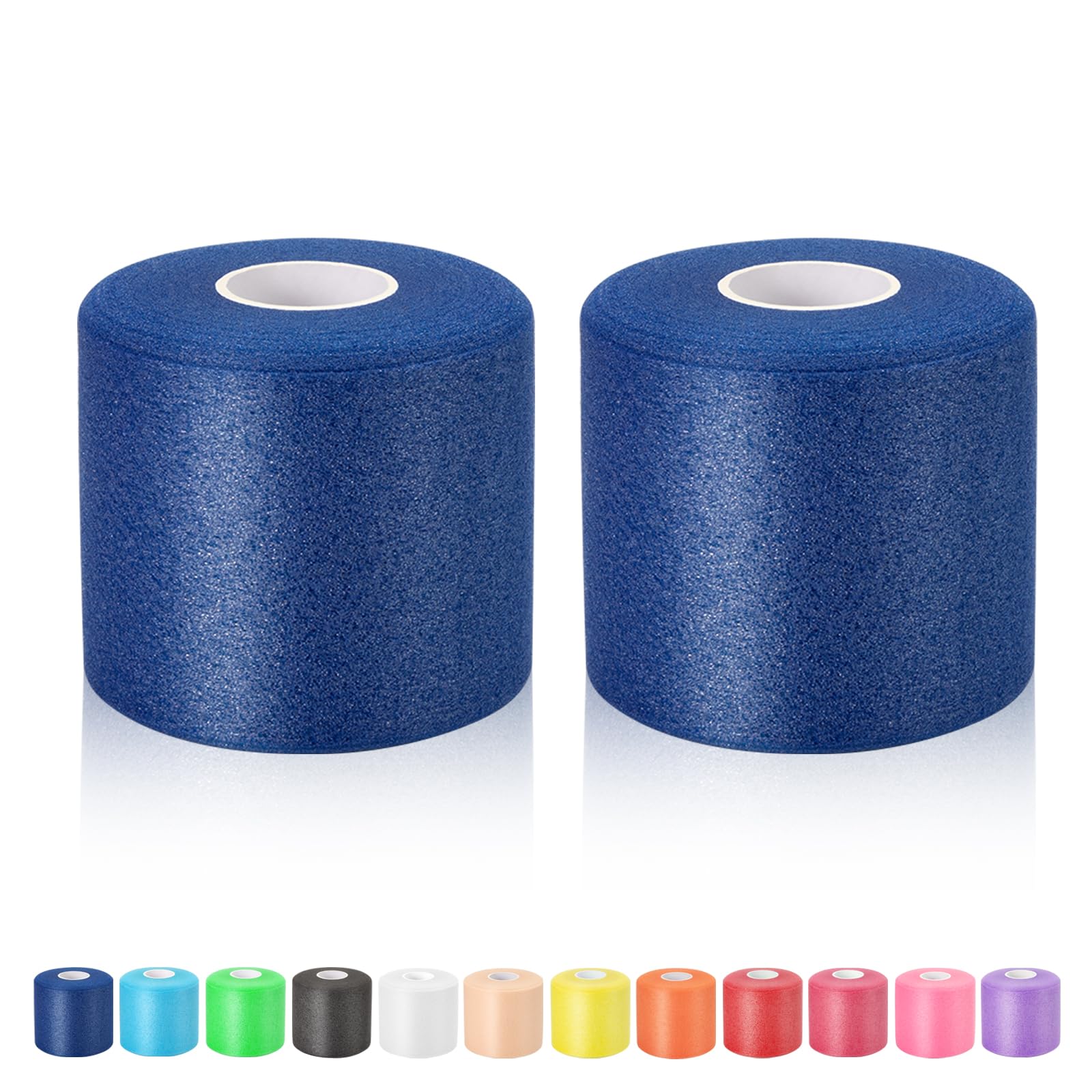Pre Wrap Athletic Tape 2 Pack 2 76 Inch x 30 Yards Athletic Tape Sports Prewrap Foam Underwrap