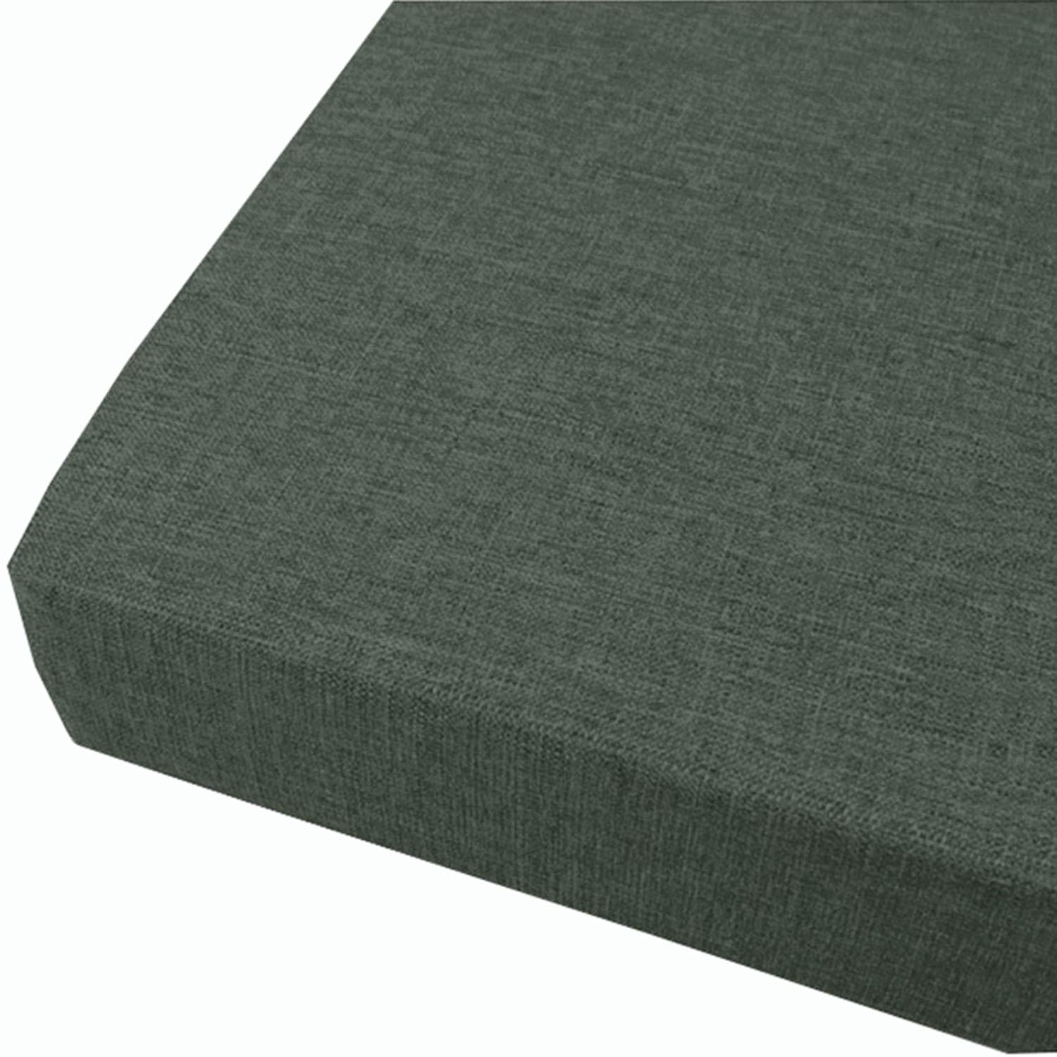 Sitzaufla Sitzaufla mit abnehmbarem Bezug, 5 cm dick, rutschfestes Schaumstoff-Sitzpolster für Garten und Terrasse, wasserdicht, 150 x 50 cm
