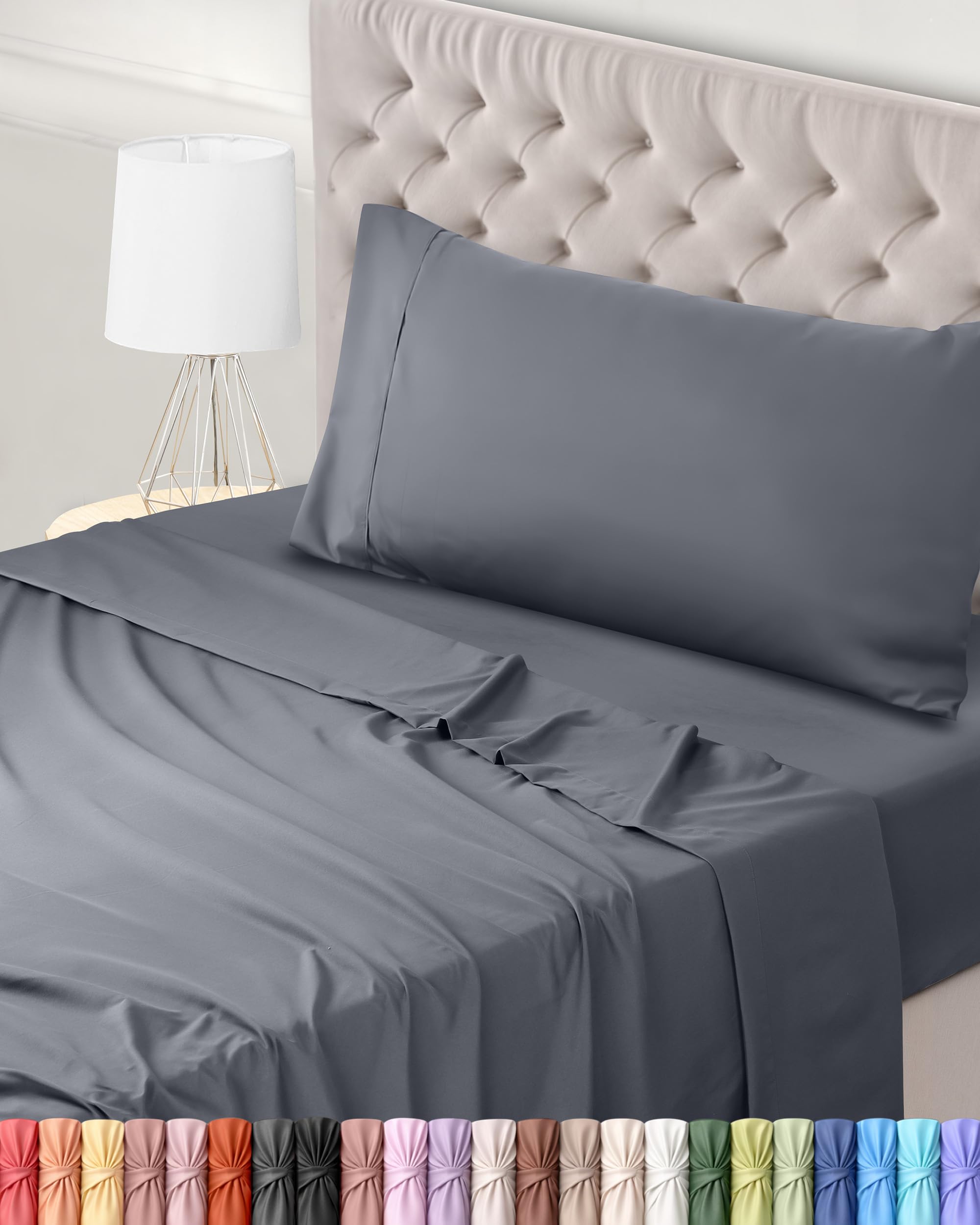 Parure De Lit 90x190/200 Cm Microfibre - Draps 3 Pièces Imprimés Voyage Fleur Violet