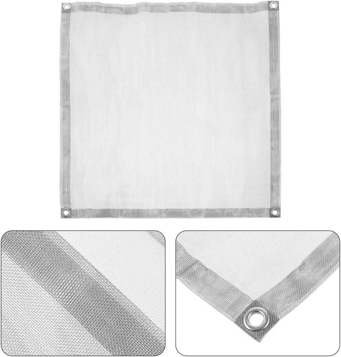 Camp Fire Grill Grate Stainless Steel Folding Fire Fireproof Pad for Camping Hiking