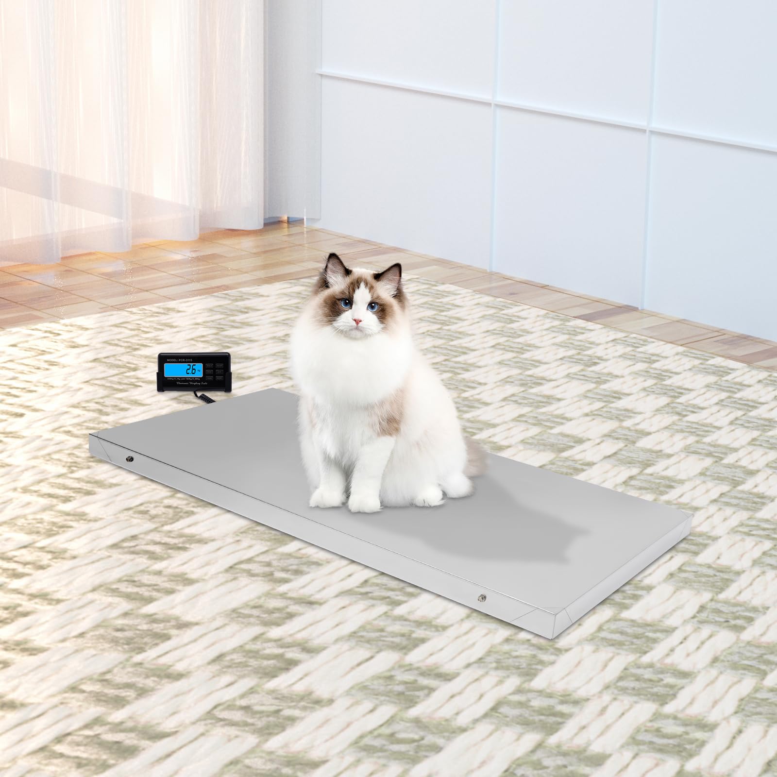 Balanzas electrónicas para mascotas, báscula para animales pequeños, báscula de alta precisión, plataforma de pesaje grande, clínica veterinaria, básculas para clínicas veterinarias, tiendas de