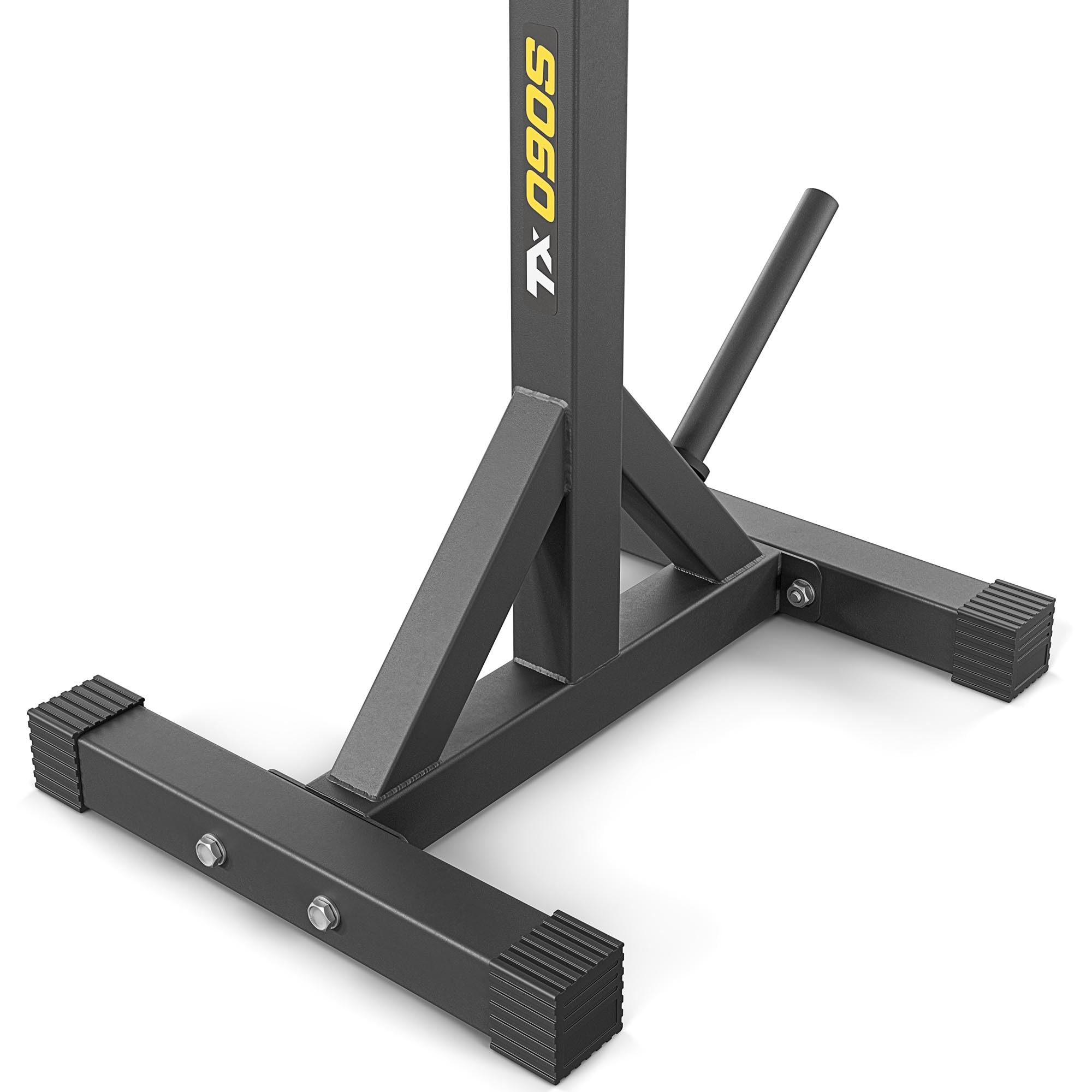 TREX SPORT Hantelständer Hantelablage 12-Fach verstellbar bis 200kg TX-090S | Langhantelständer, Sicherheitsablage mit 7 Höhenstufen, Metall Kniebeugenständer für Krafttraining Zuhause, stabil