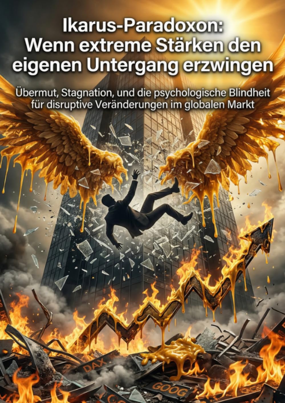 Ikarus-Paradoxon: Wenn extreme Stärken den eigenen Untergang erzwingen: Übermut, Stagnation, und die psychologische Blindheit für disruptive Veränderungen im globalen Markt