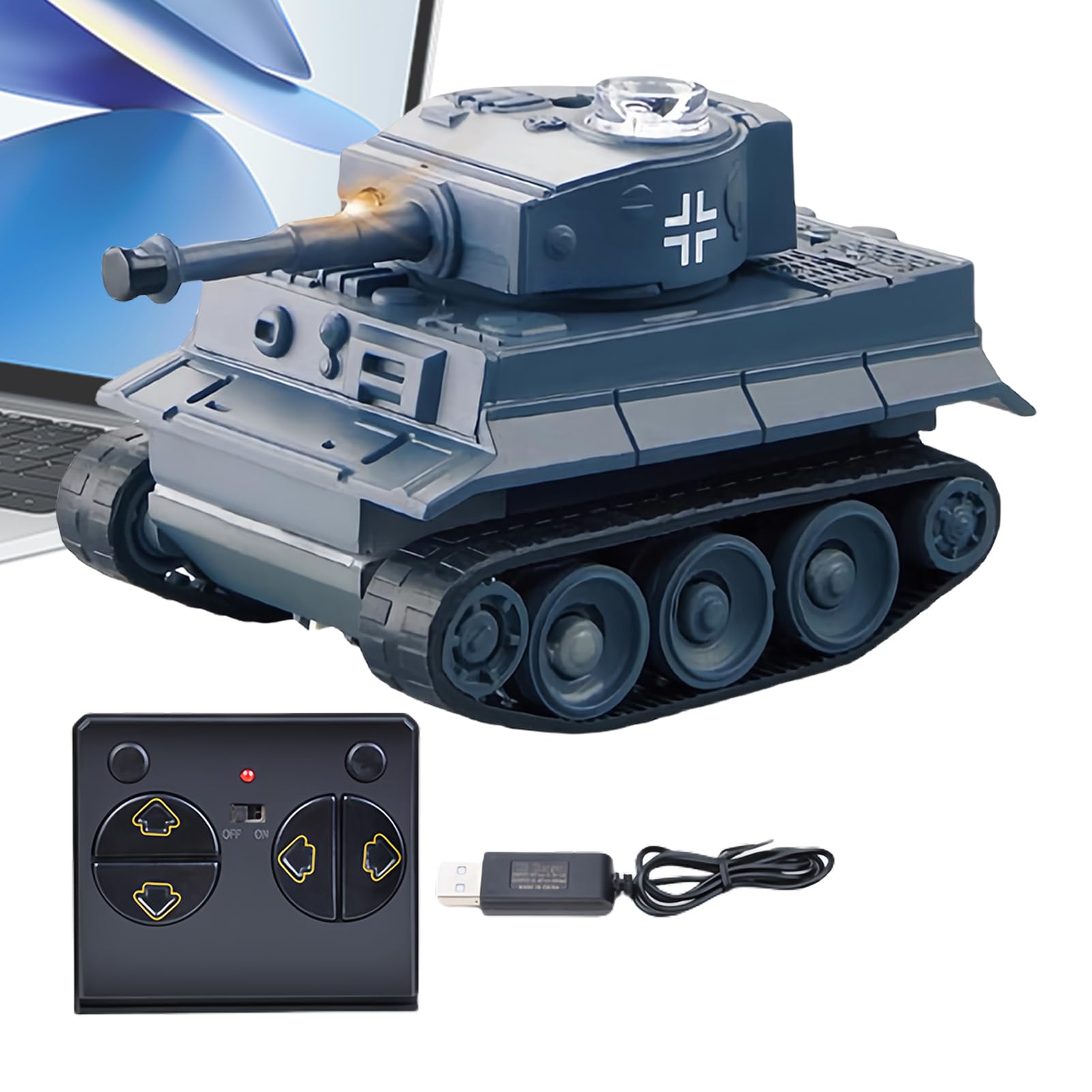Amazon.co.jp: ラジコン戦車おもちゃ - 学習用電子ミニタンク STEM玩具