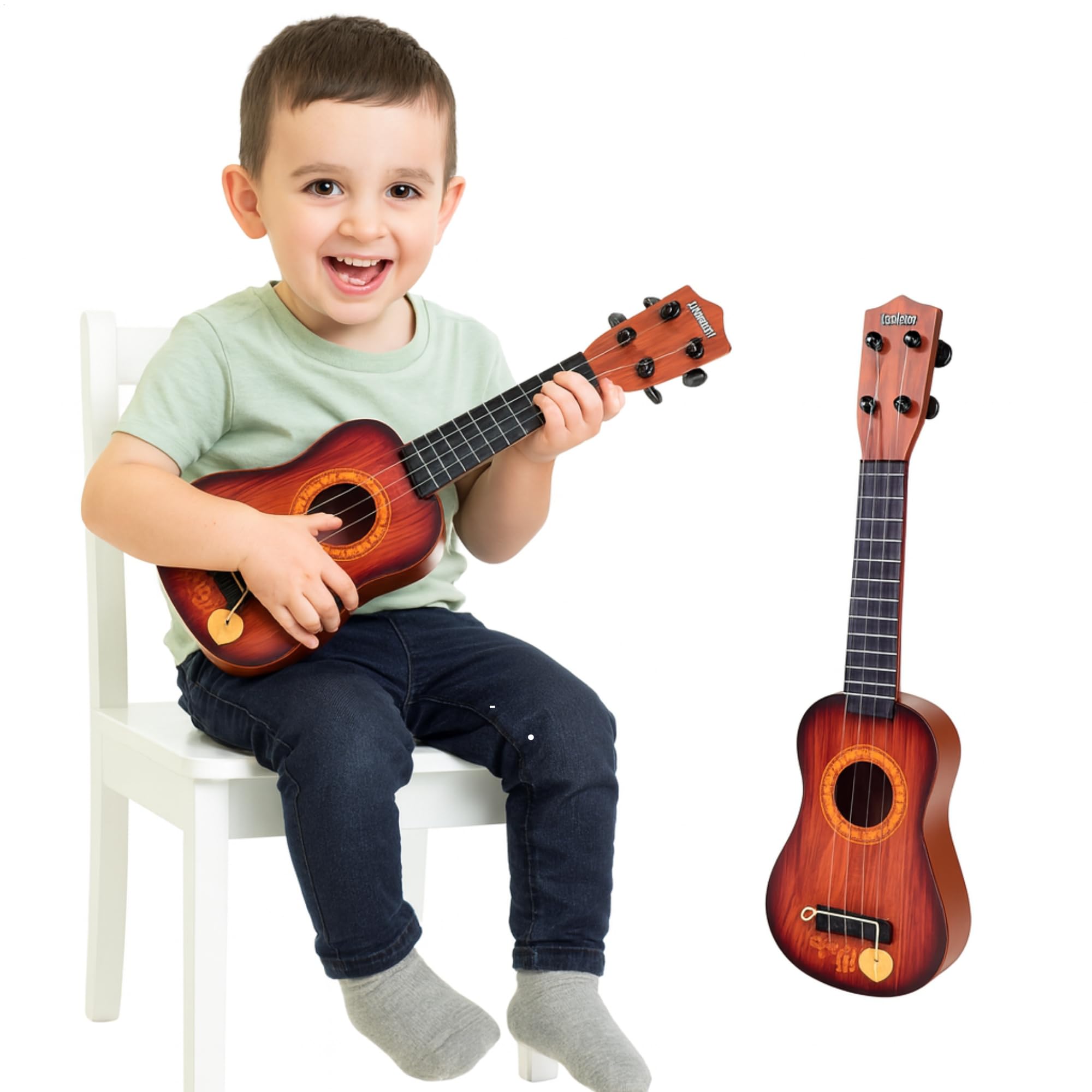 Wishkey 4-String Musical Role Play Guitar for Kids, Perfect Guitar for Beginners Kids, Ages 3,4,5,6, Fun & Educational Toy for Early Music Learning and Development Sound Toy-picture-15