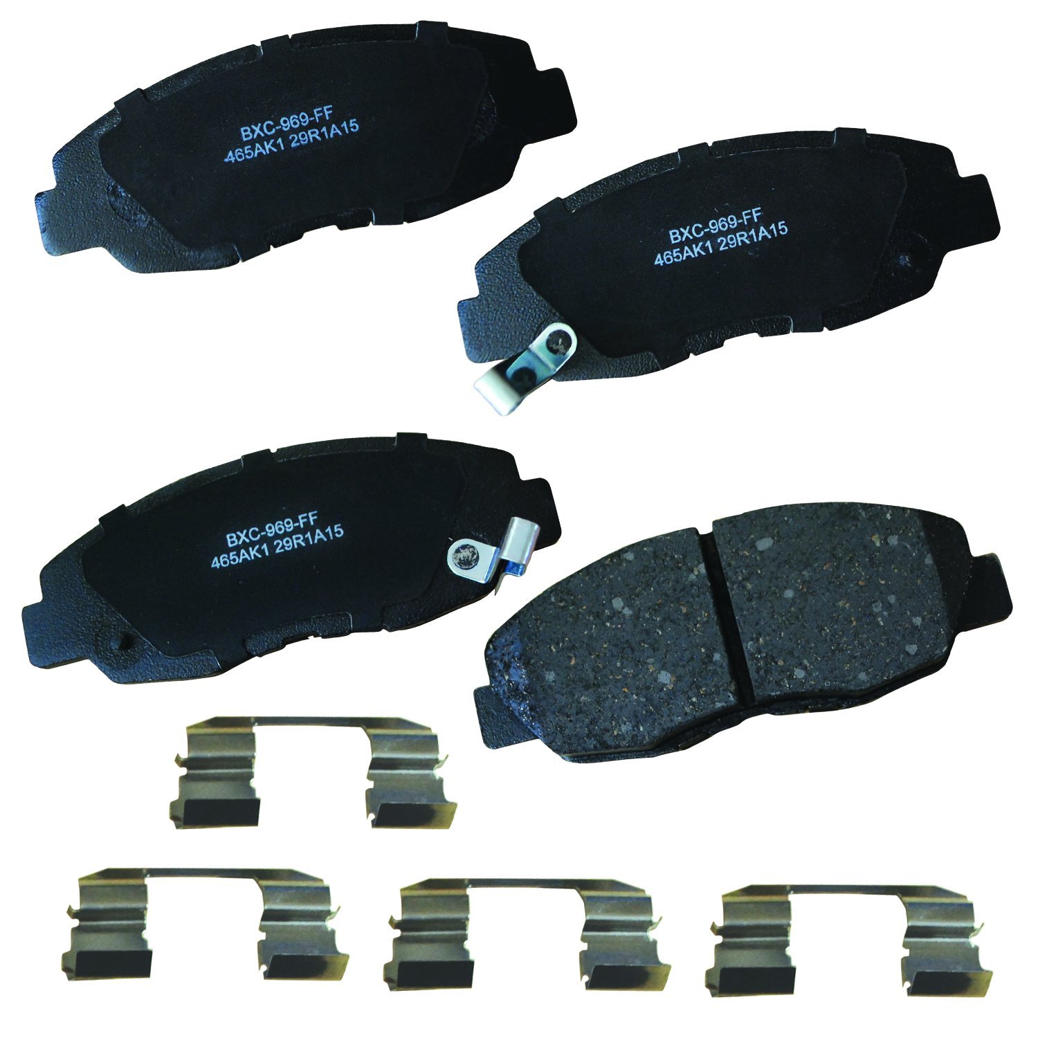 Bendix Premium SBC465AK1 Ceramic Front Brake Pads for Honda Accord 2002-1998