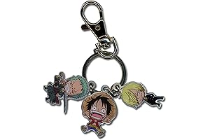 Great Eastern Entertainment: One Piece Luffy Zoro & Sanji Metal Keychain