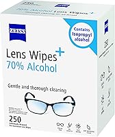 Vista 3 de ZEISS Toallitas de limpieza de lentes prehumedecidas con 70% de alcohol, 250
