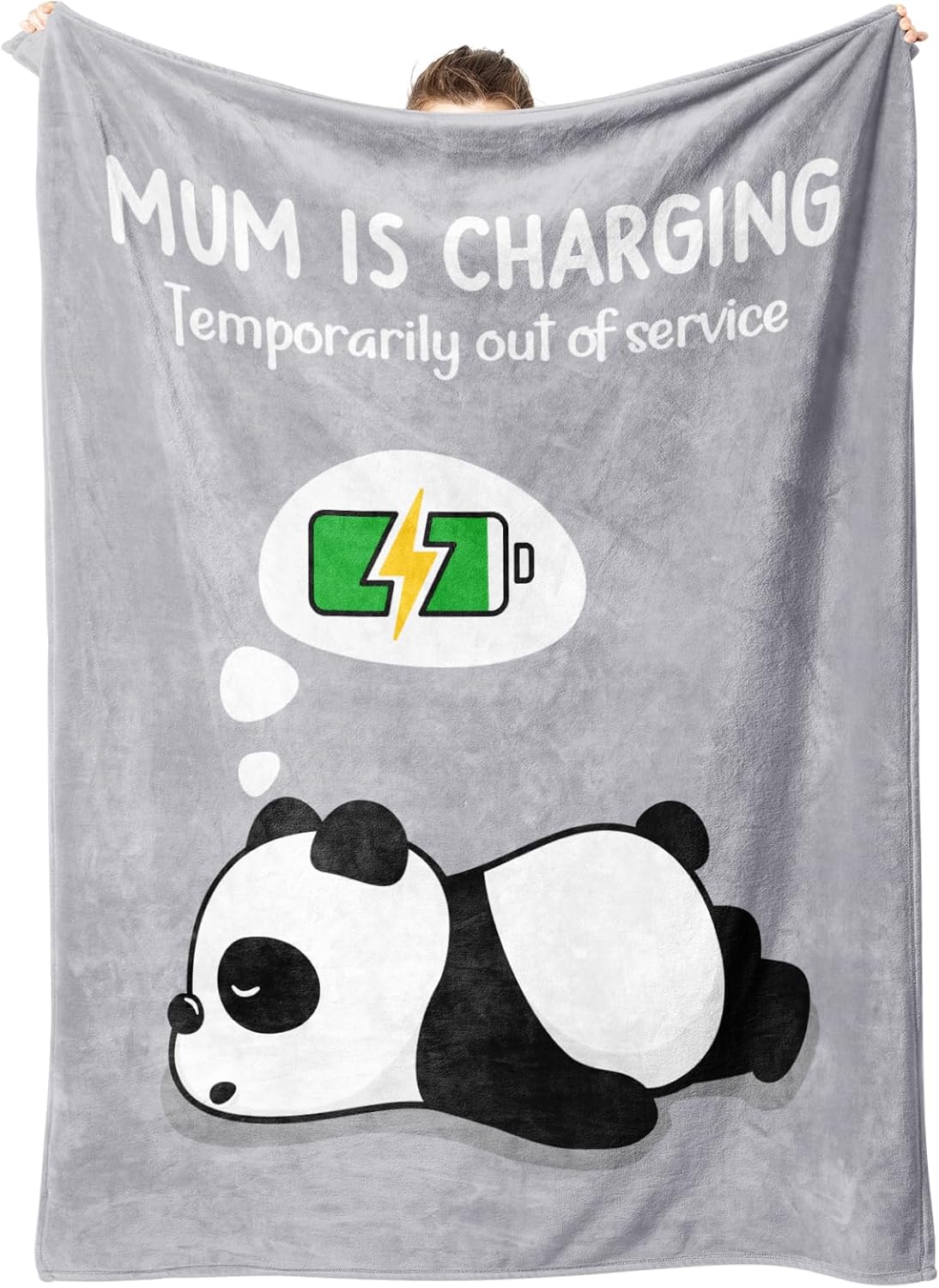 Leebbsin Gifts for Mum, Mum Birthday Gifts- Soft Cute Blanket- Fun Gift for Mother from Daughter/Son, Valentines/Mothers Day/Birthday Presents for Mother Mummy Stepmum, 60"x50" - Amazon product rated Grade B