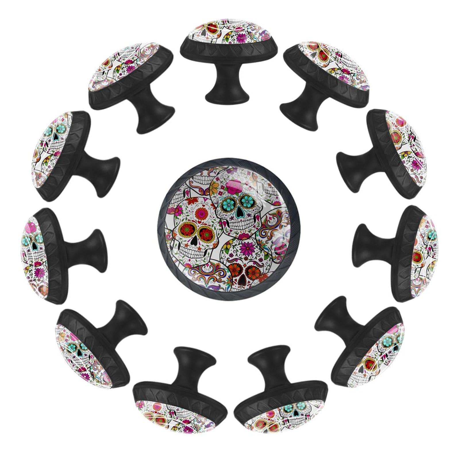 Boutons de tiroir 35 mm The Dead of Sugar lot de 12 pour commode enfant et chambre