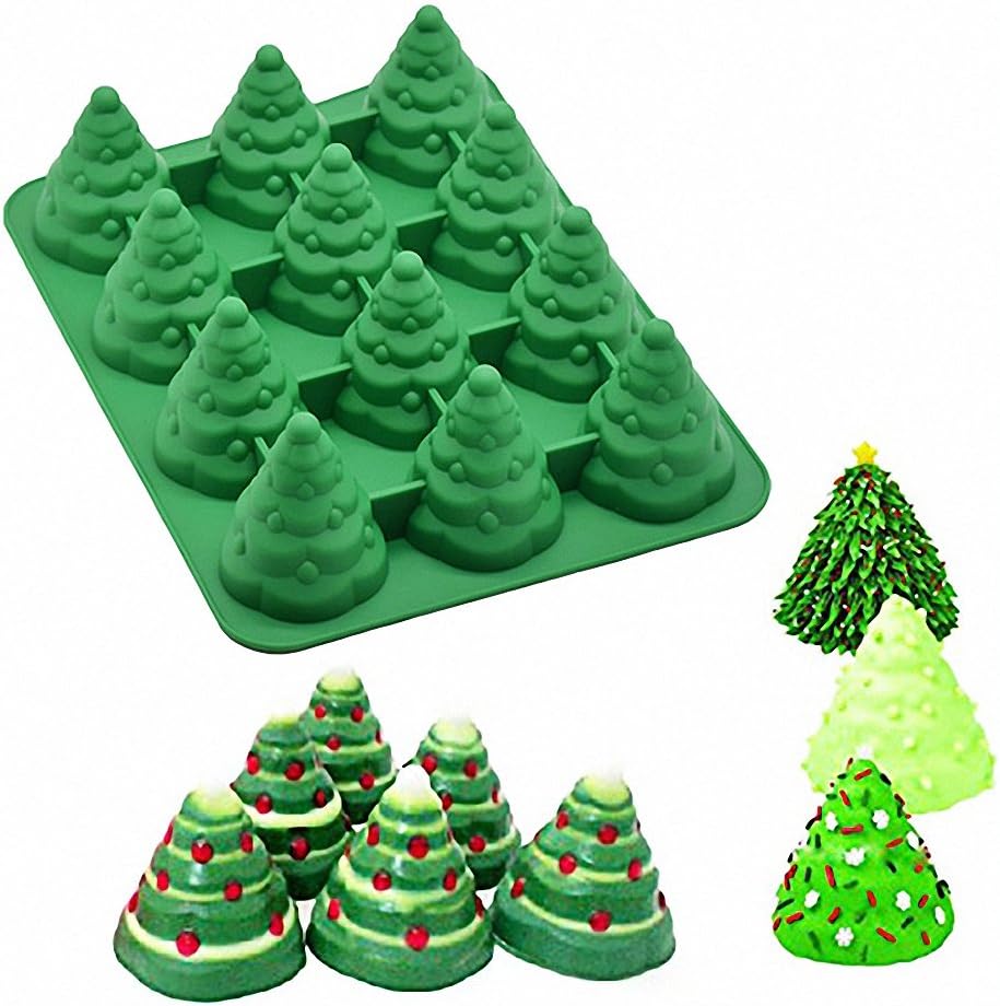 Silicone Cake Molds Christmas 6 Cavity Gingerbread House