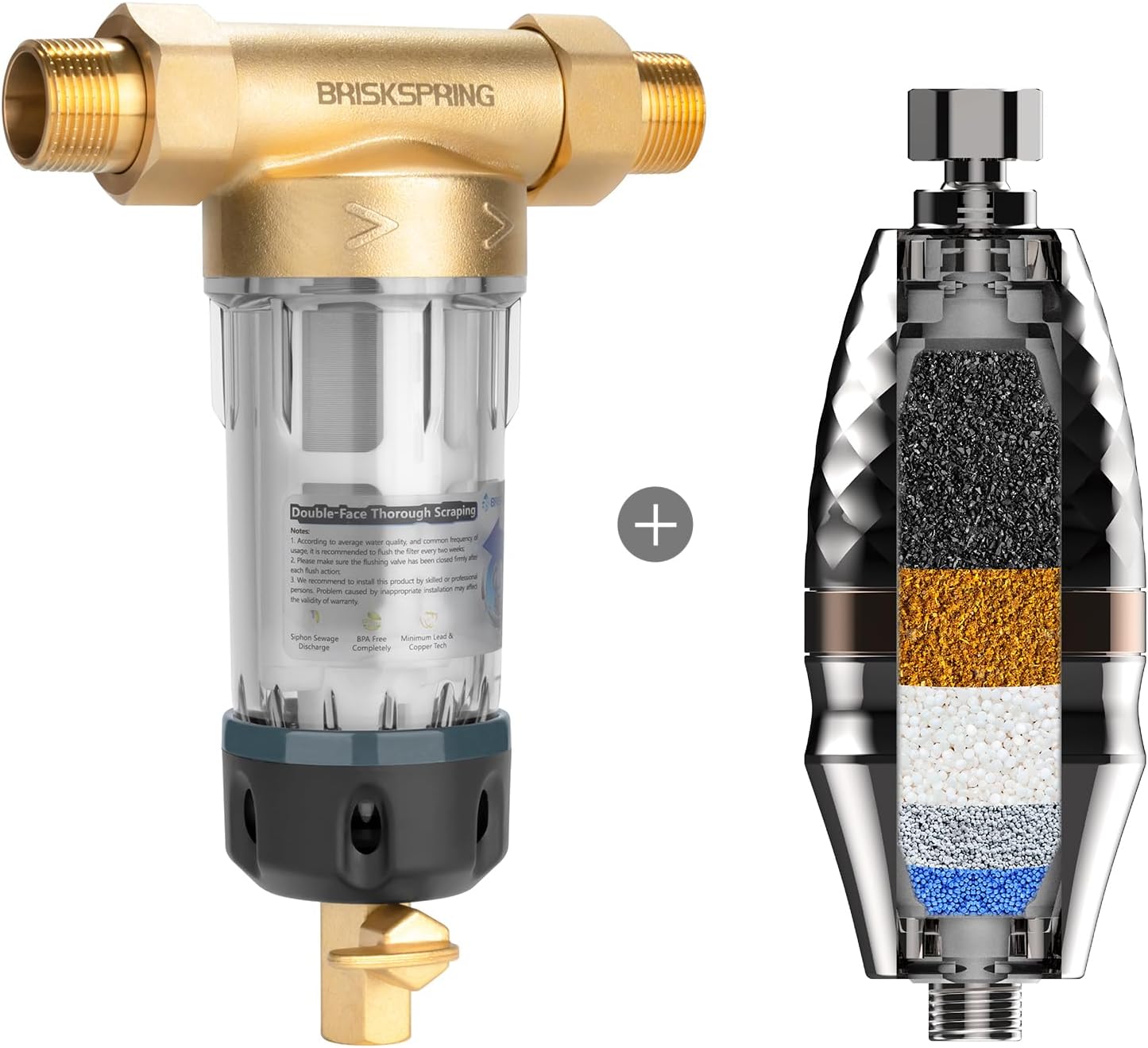 Spin Down Filter + Shower Filter