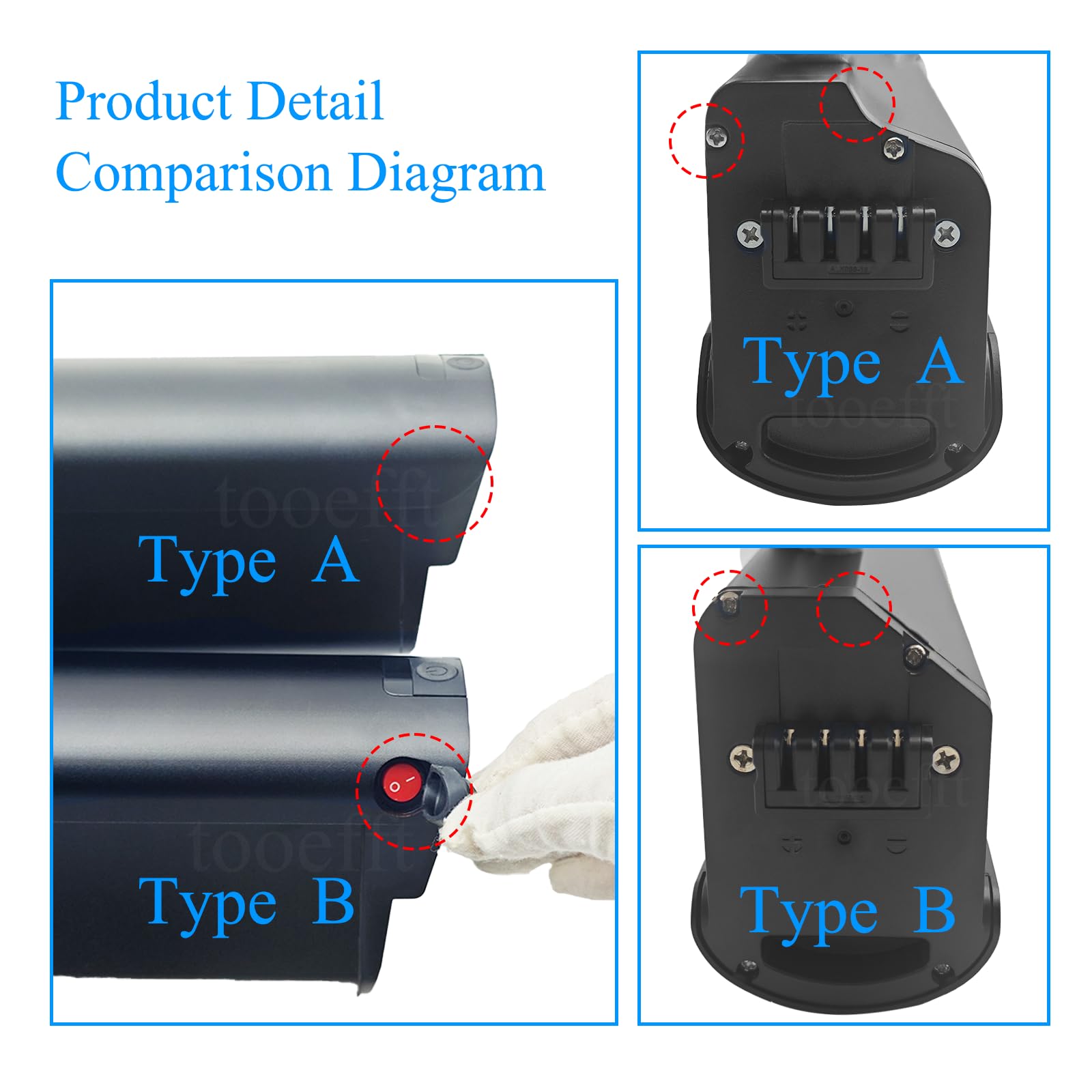 36v 14,5ah 17,5ah 20ah 48v 15Ah do ebike eskute netuno polluno pro plus wymiana baterii (typ B 36V20Ah)