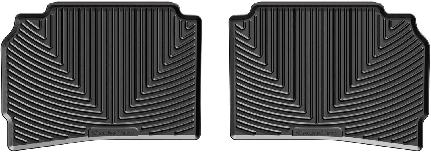 WeatherTech All-Weather Floor Mats for Chevrolet Malibu 2nd Row (W398), Black