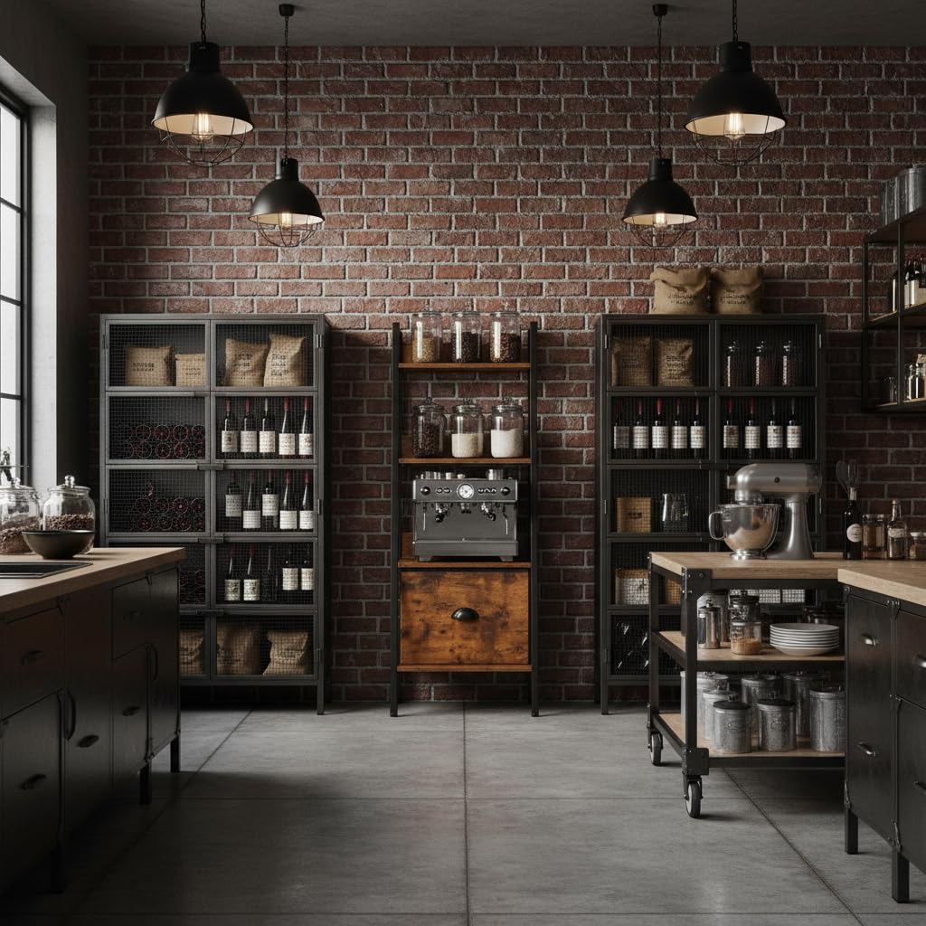 HOMYLIN Estantes resistentes para transporte y almacenamiento de alimentos, solución de almacenamiento versátil de 4 niveles para cocinas comerciales, restaurantes y catering (42,5 x 29 x 110 cm