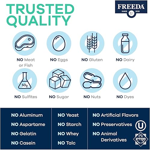 Miniatura 4 de FREEDA Vitamina D2 2000 UI  Vitamina D vegana para fortaleza ósea y apoyo inmunológico  Suplemento vegano de ergocalciferol D2  100 tabletas