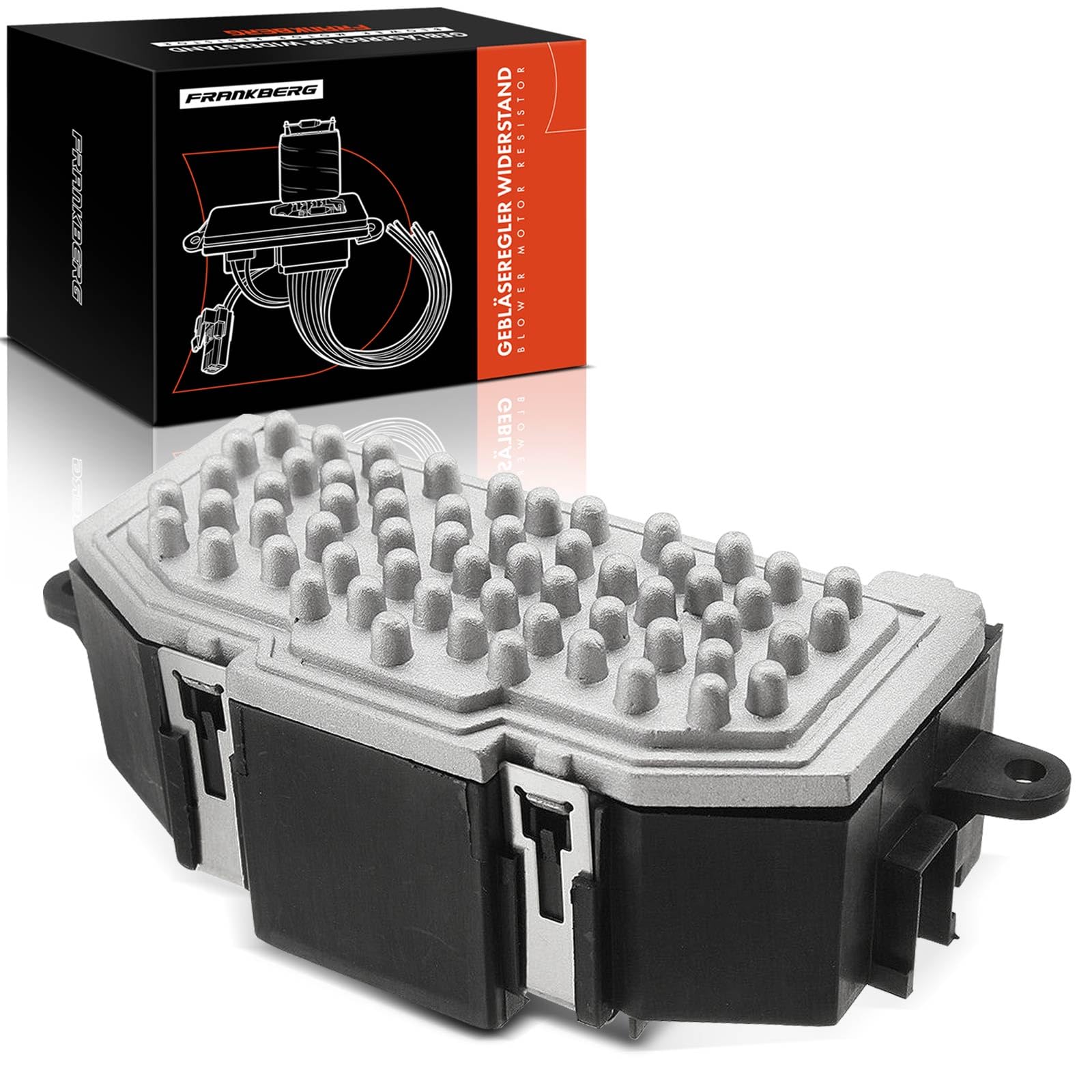 Frankberg Regolatore regolatore del ventilatore resistenza centralina di | 3C0907521F; Compatibile con: A3 Sportback 8PA, L.e.o.n 1M1, P.a.s.s.a.t Variant 365, L.e.o.n 1P1, A.m.a.r.o.k 2H_ S1B