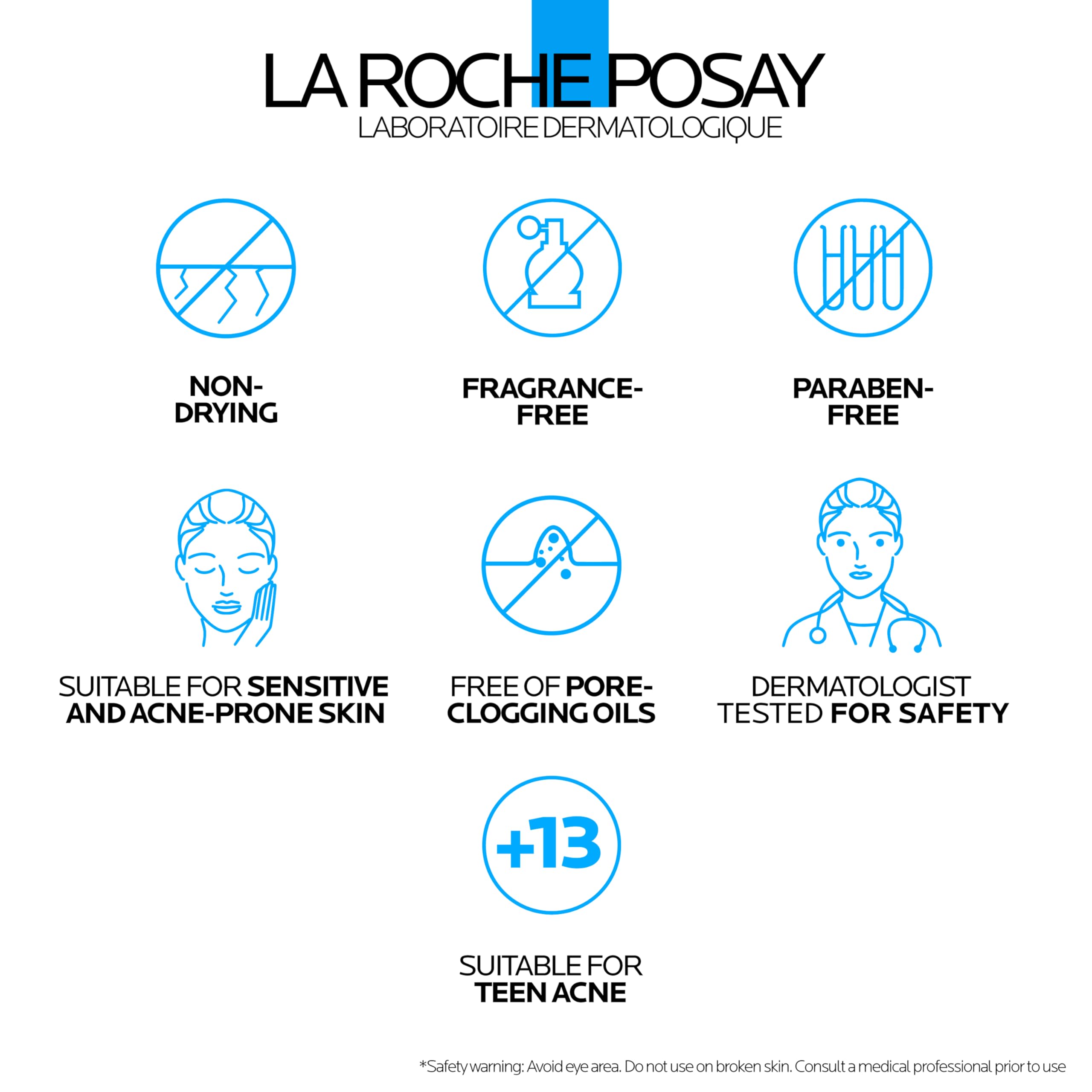 La Roche-Posay Effaclar BPO Multi-Target Acne Treatment with 5.5% Micronized Benzoyl Peroxide, Acne Cream for Face, Targets Oily Skin, Blackheads & Prevents Pimples, Dermatologist Recommended, 20ml