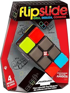 Comprar Juego electrónico portátil FLIPSLIDE - ¡Gira, DESLIZA, COMBINA! Haz coincidir los Bloques de Colores con Las Luces. 4 Modos de Juego. Multijugador. ¡Reta a Tus Amigos!