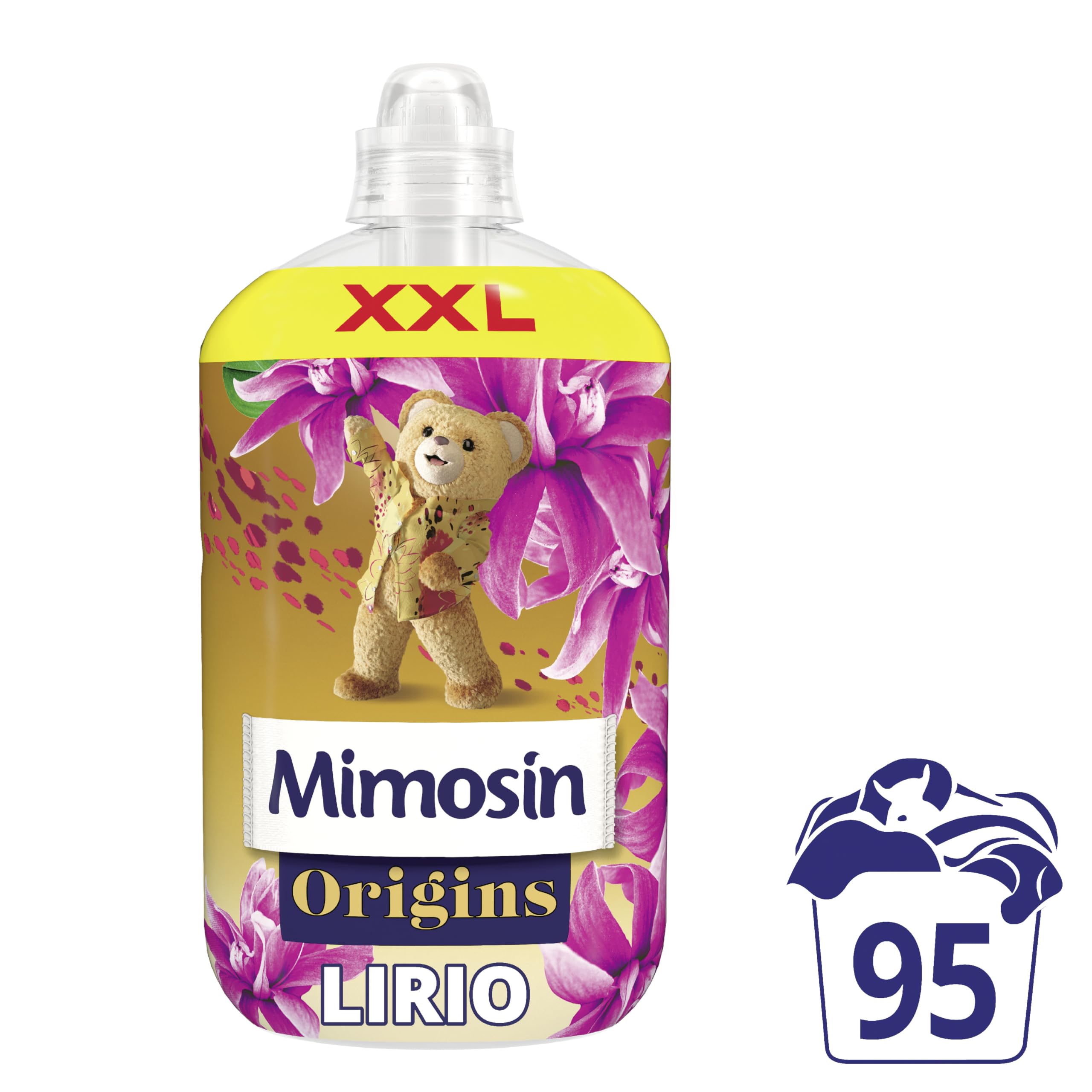 Mimosín Origins Suavizante Concentrado Lirio Cautivador, 6 x 95 lavados