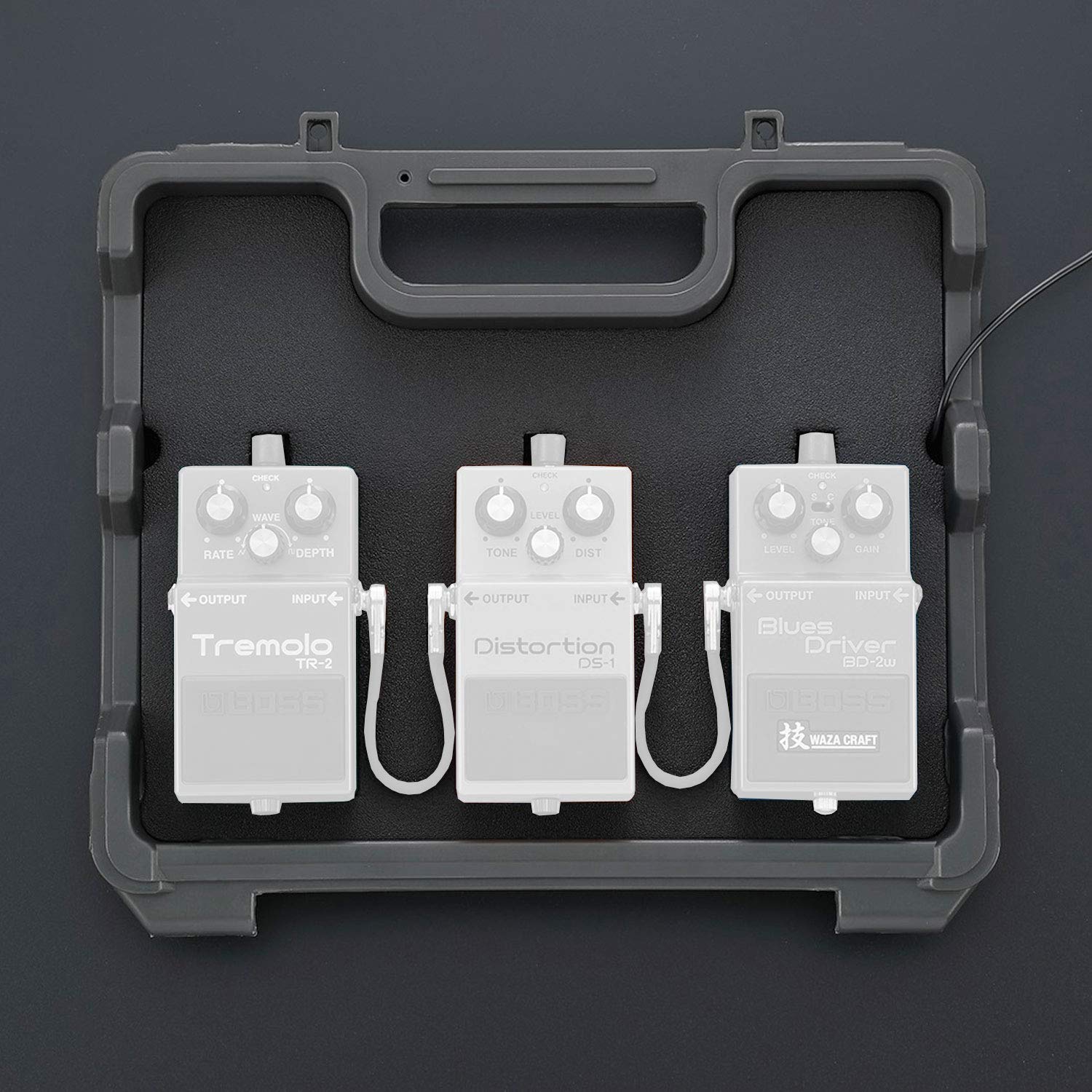 Boss BCB-30X Pedalboard für Effektgeräte + 2x keepdrum Patchkabel 30cm