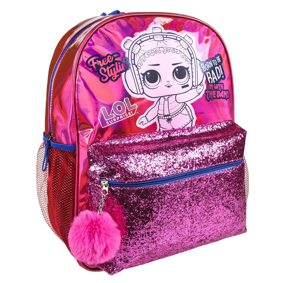 Artesania Cerda Mochila Casual Moda LOL School Backpack, 40 cm, Pink (Rosa)