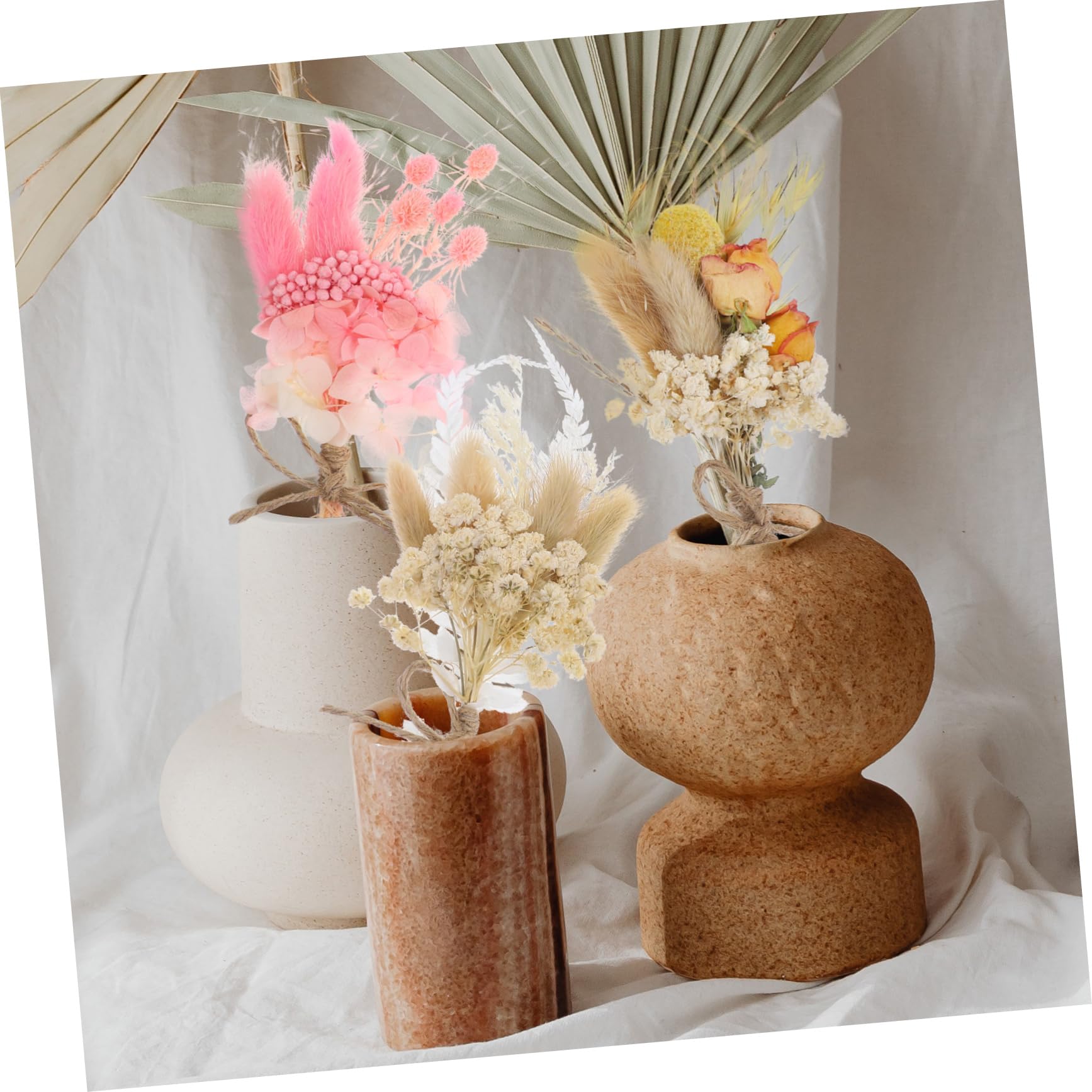 Alipis 4 Sätze Mini Trockenblumenstrauß Getrocknete Blumen Kreative DIY Für Hochzeiten Und Heimdekoration Geschenkidee Für Besondere Anlässe 6 Stück * 4