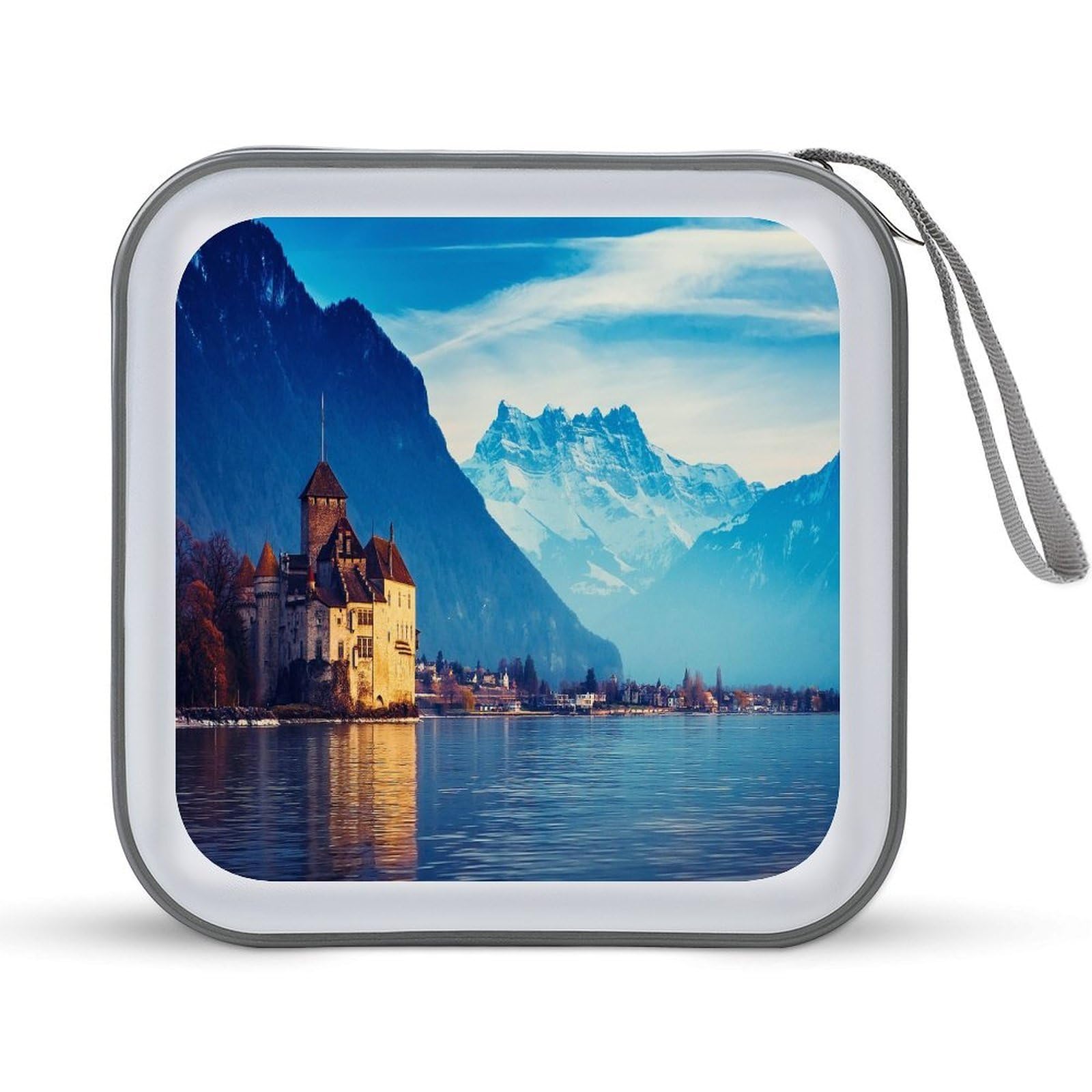 Bolsa de almacenamiento grande para coche y hogar portatil para 40 peliculas DVD