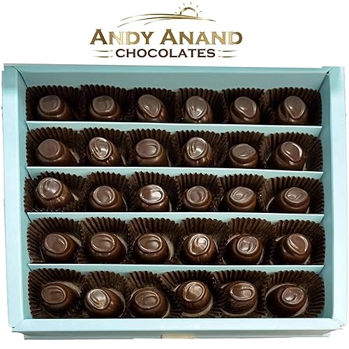 Miniatura 5 de Andy Anand Vegan Belgian Dark Chocolate Cherry Cordials Luxurious Gift Box Indulgent, Decadent, Amazingly Delicious Whole Cherry, Exploding