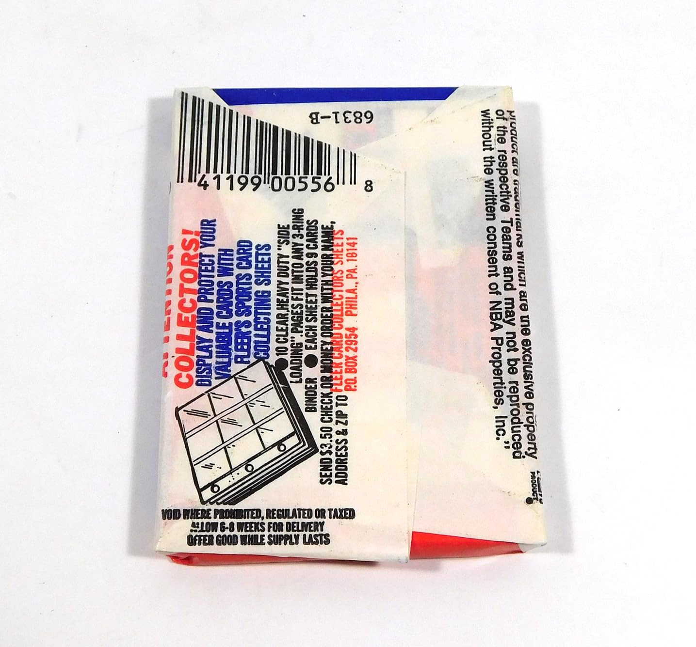 Amazon.com: 1989-90 Fleer Basketball Wax Pack Sealed (15 Cards