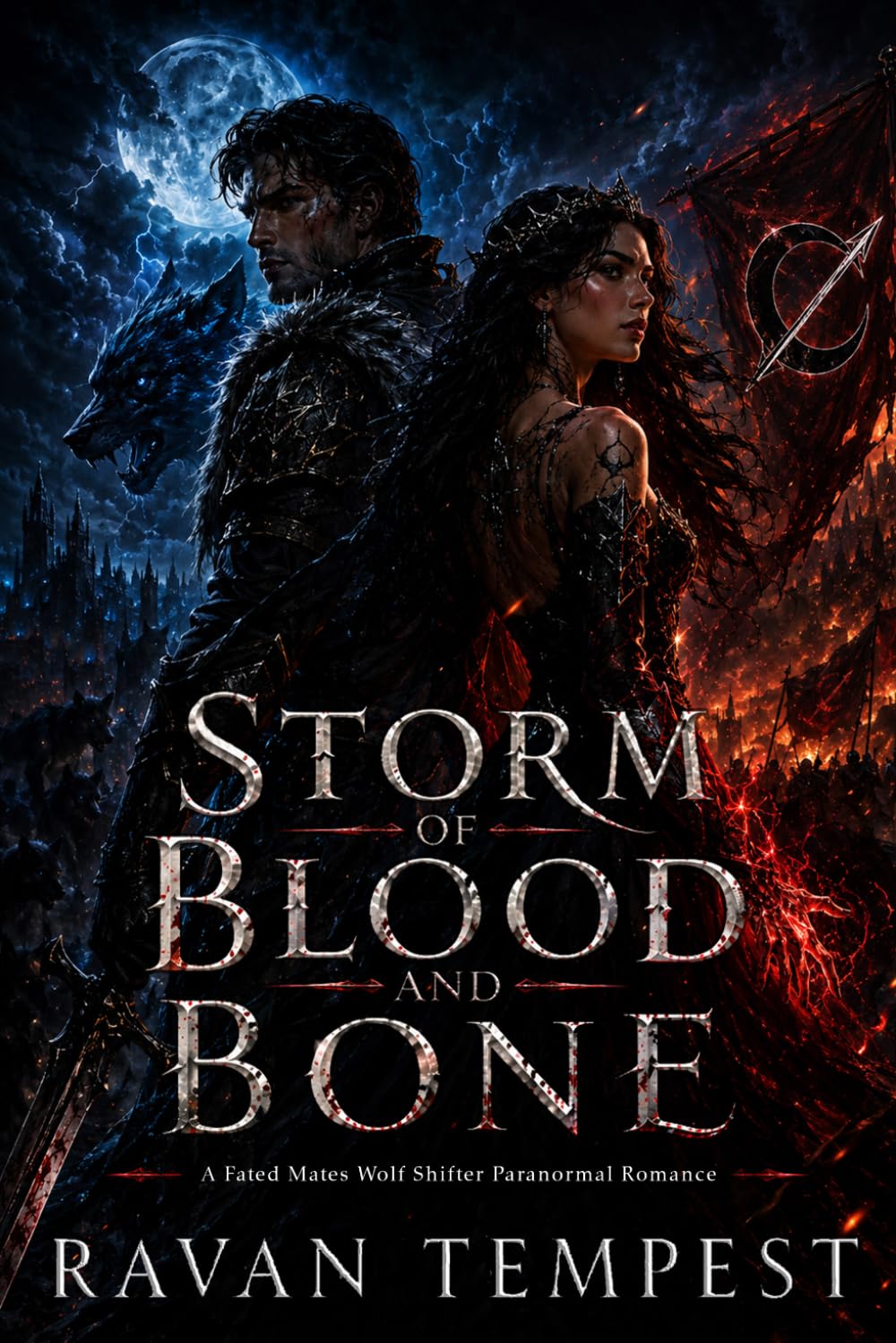Storm of Blood and Bone: A Fated Mates Wolf Shifter Paranormal Romance (Moonfire Legacy)