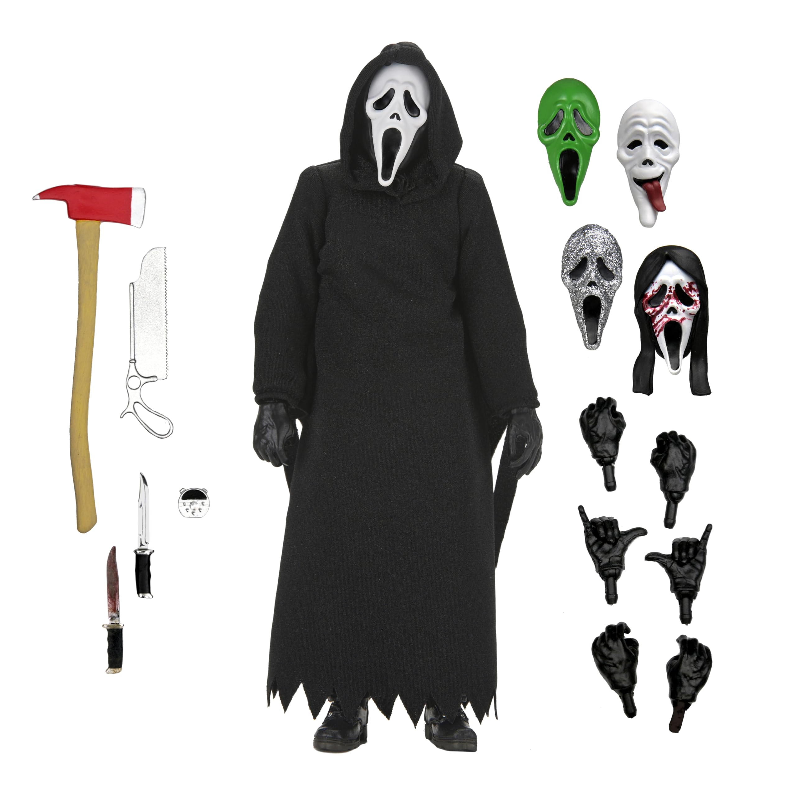 NECA Figura de acción Oficial de Ghost Face Ultimate Ghost Face Returns de 7 Pulgadas Coleccionable
