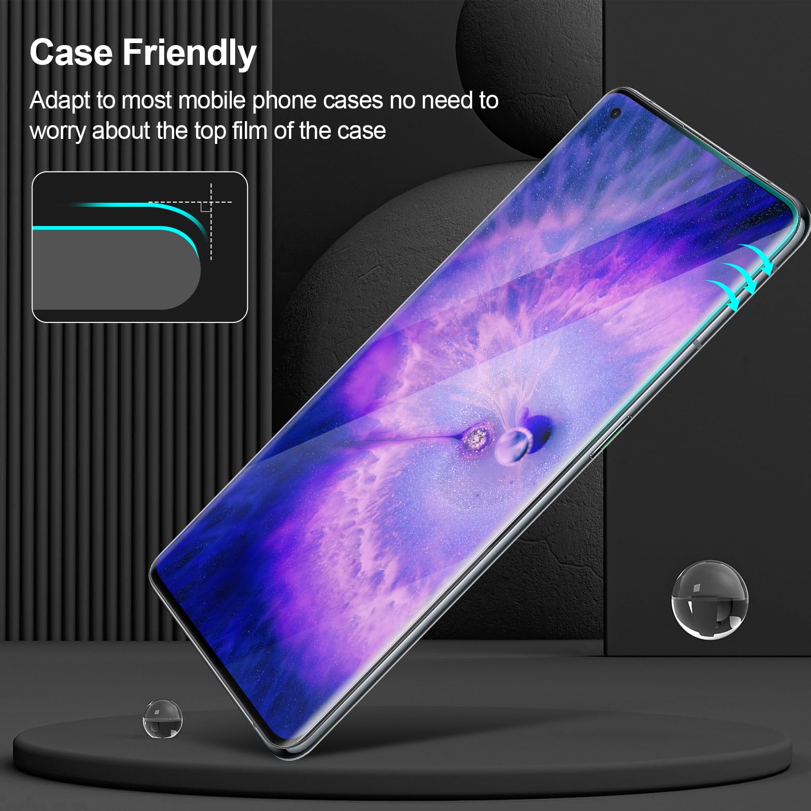Vetro Temperato 3 Pezzi Per OPPO Find X5 – 9H, 0.33mm, Anti-Graffio, Installazione Senza Bolle, Include Salviette - 2