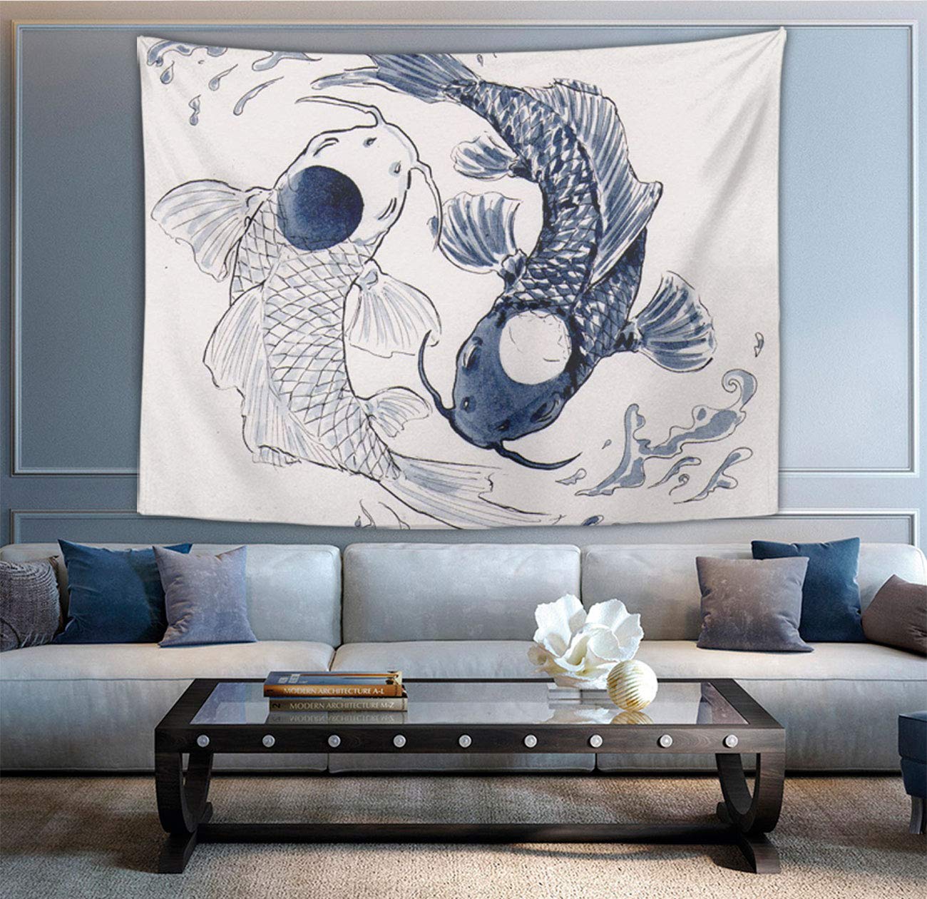 Koi Fish Home Decor / Koi Fish Art Home Decoration L Interior Tips L