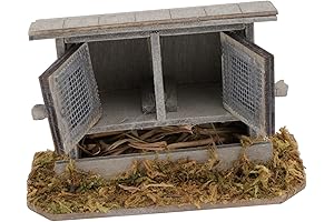 Cabilock 1pc Simulated Chicken Coop Plants Decor Houseplant Ornaments