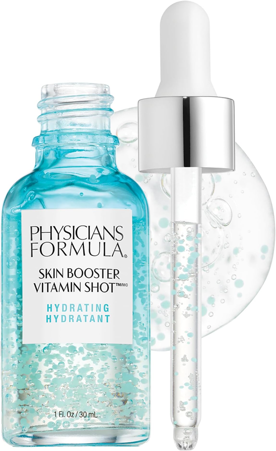 Physicians Formula Dermatologist Tested Skin Booster Vitamin Shot, Hyaluronic Acid, Vitamin E & Aloe Vera Serum - Hydrating