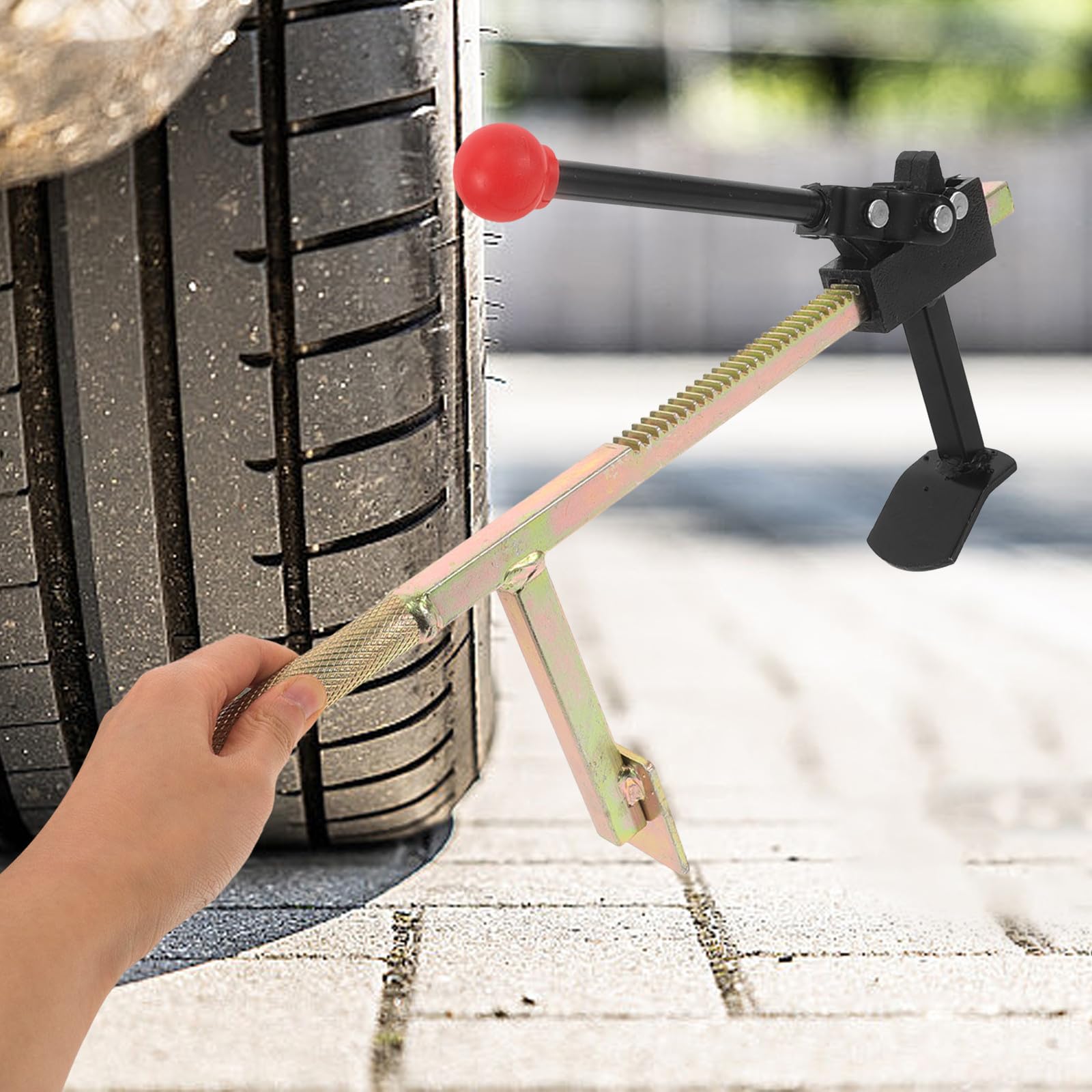 Strumento Manuale per Pneumatici in Ghisa per Camion e Moto | Portatile, per Riparazioni Sul Posto All'aperto, Espansore e Distanziatore per Manutenzione e Cambio
