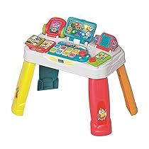Clementoni Baby – Tavolo attività Baby Gamer, Postazione Gaming per Bambini, con Tastiera e Elementi Interattivi, Bambini di 12-36 Mesi, Stimola Lo Sviluppo Cognitivo, Motorio e Emotivo, 17547