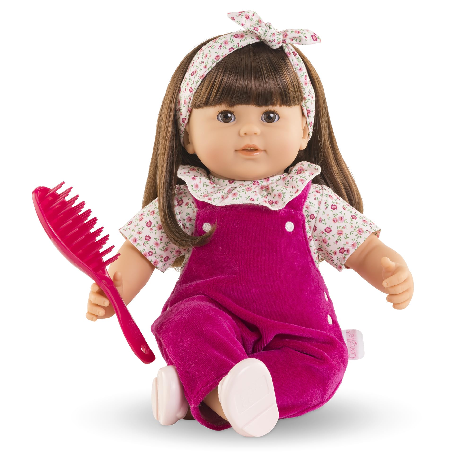 Corolle - Mon Grand Poupon, Julie - Rose Grenadine, 36 cm, dès 2 Ans, 9000130550
