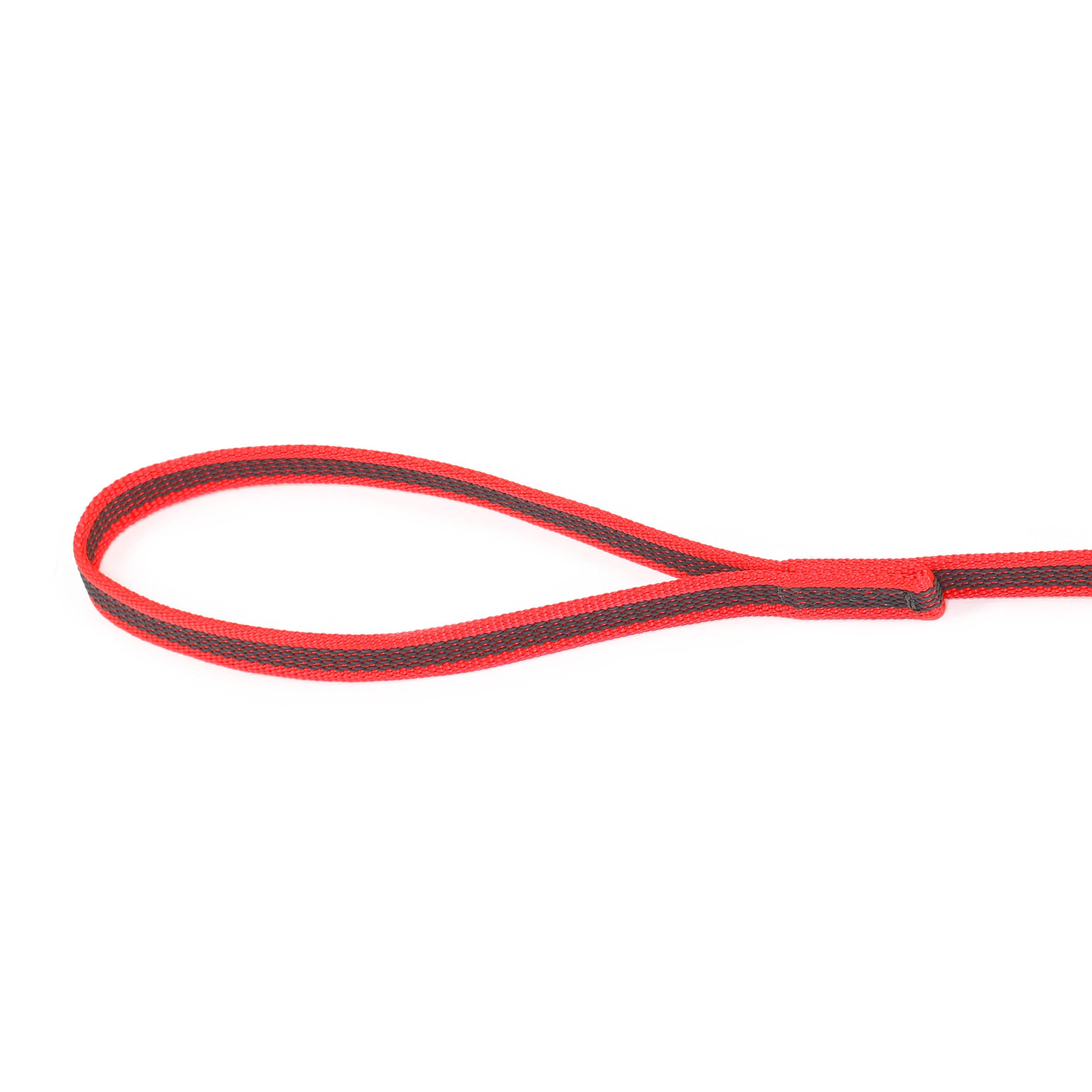 Color & Gray Super-Grip Leash with Handle, 14 mm x 1,2 m, Red-Gray - Image 3