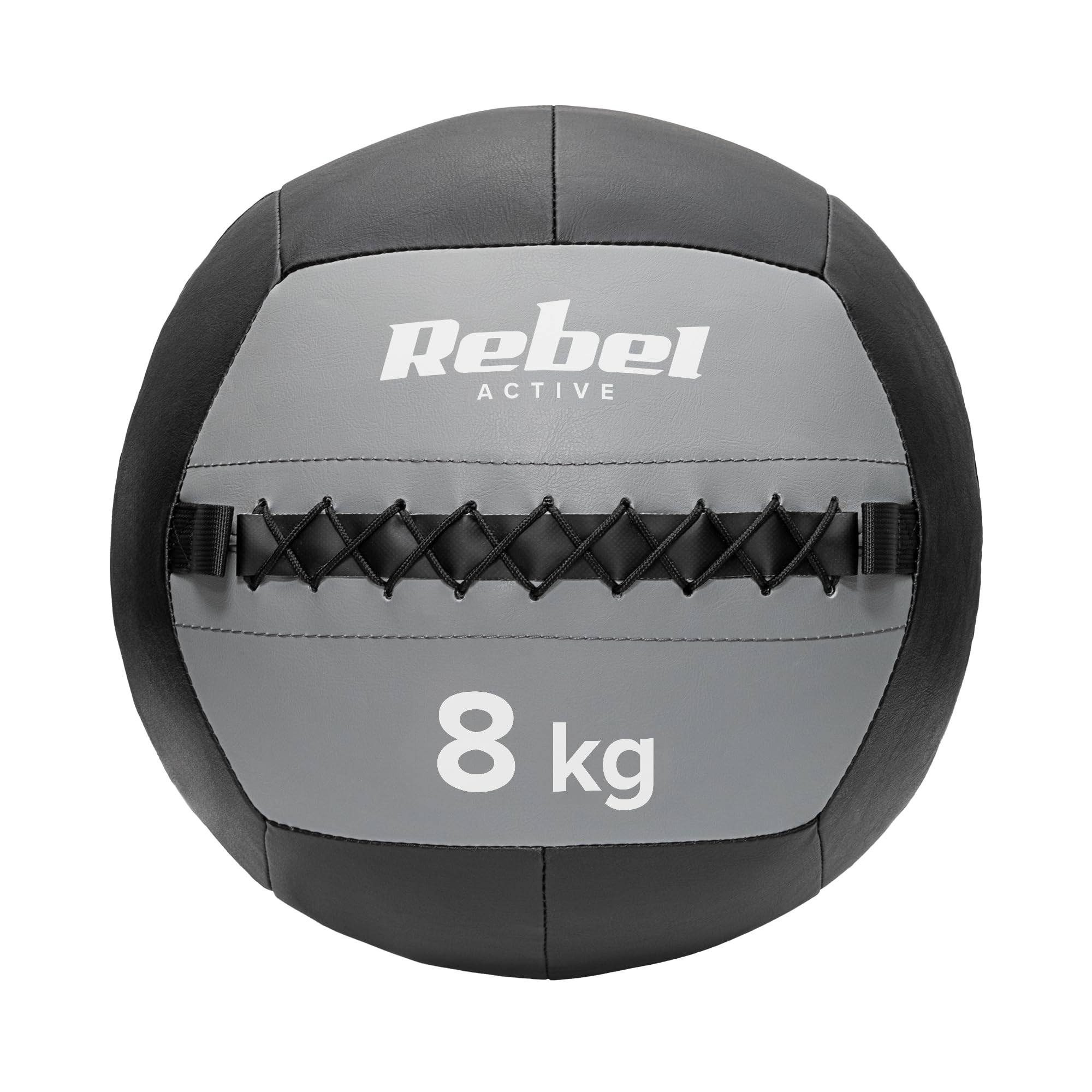 Rebel Piłka Lekarska Do Ćwiczeń 8 kg Skóra 35 cm RBA-3107-8
