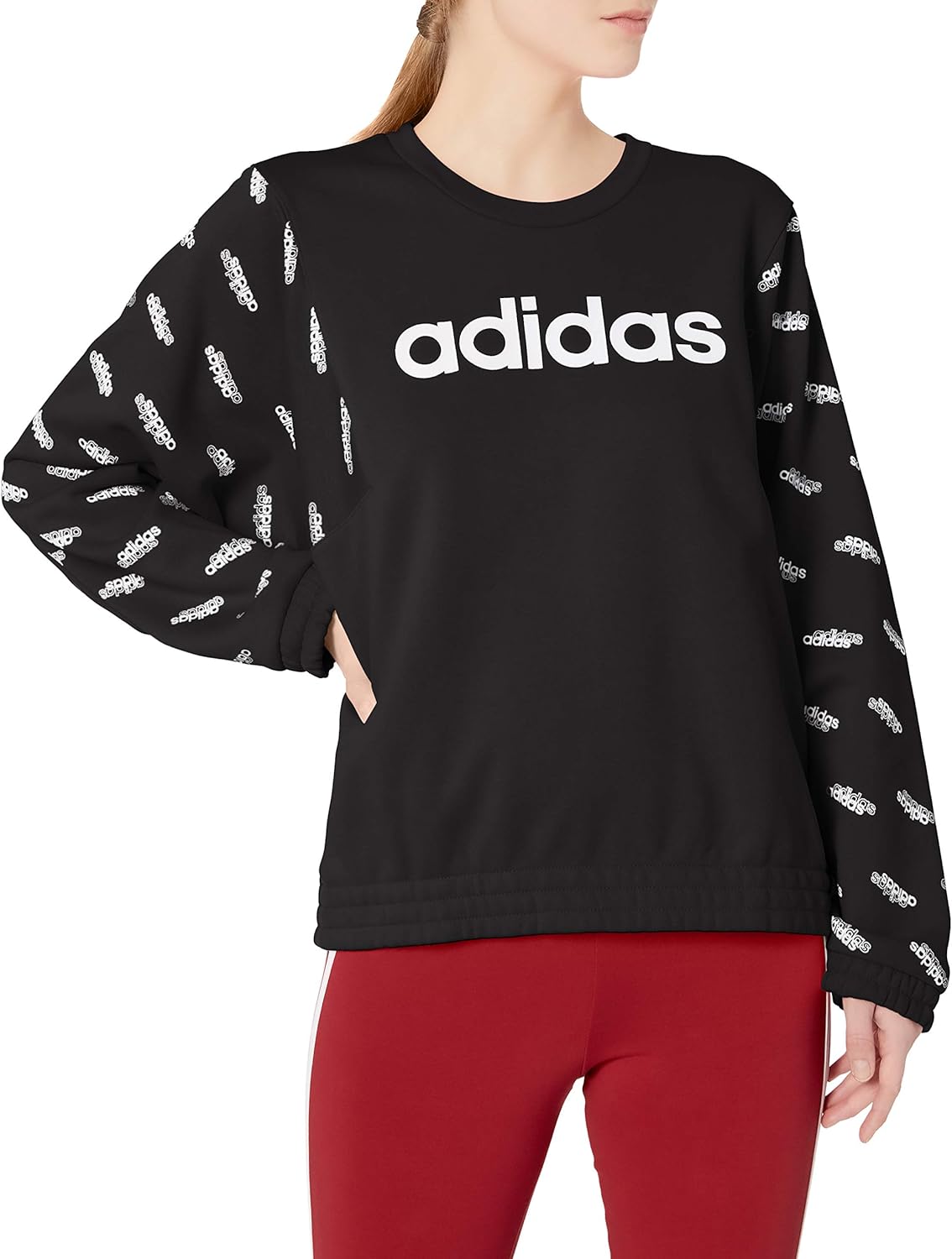 Adidas women's crew neck Clearance