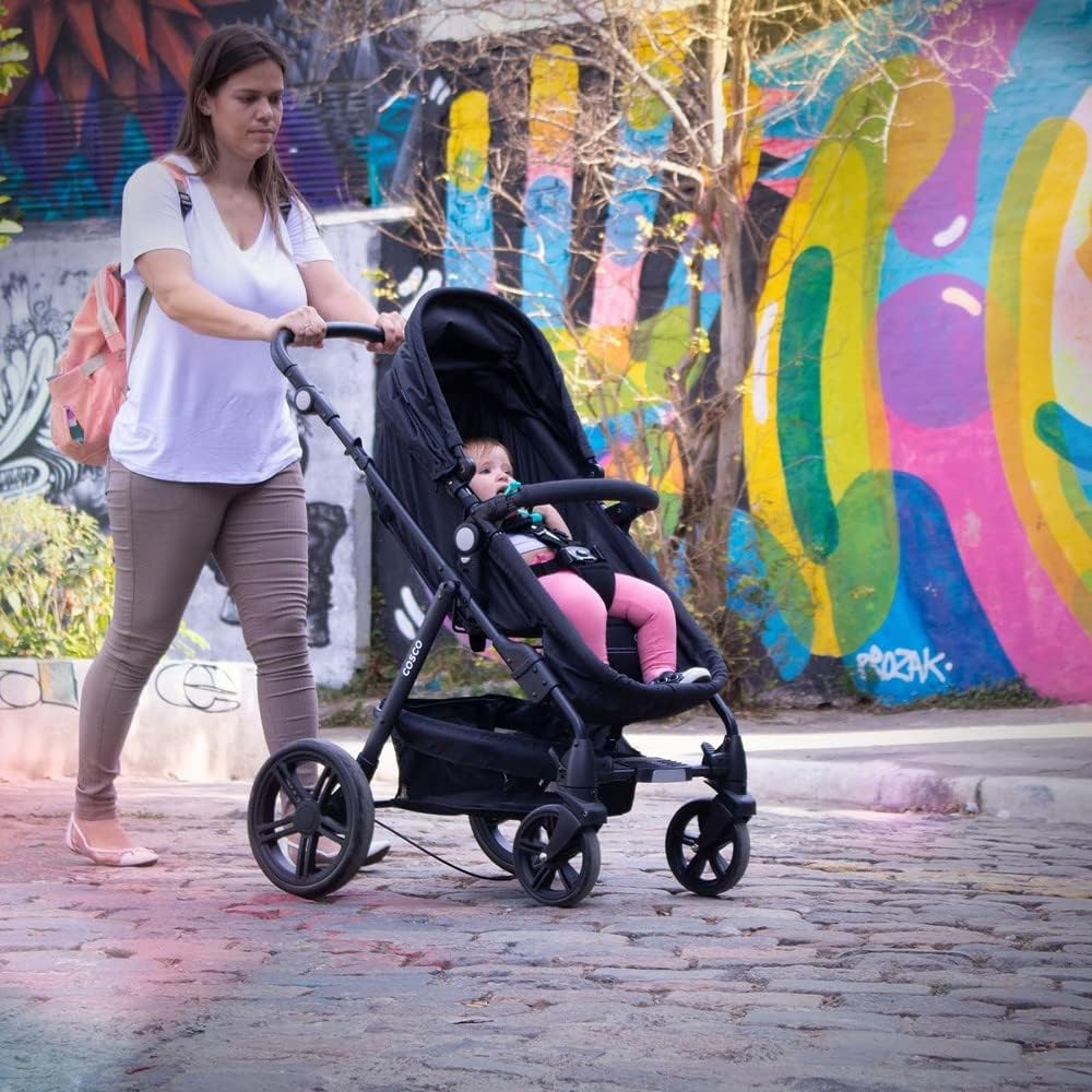Cosco Kids, Travel System Poppy Duo, Preto Mescla