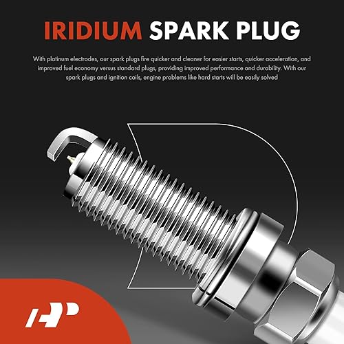 Miniatura 3 de A-Premium Juego de 4 bobinas de encendido y bujías de iridio compatibles con Mazda CX-5 2013-2018, 3 2012-2019, 3 Sport 2014 2016-2018, 6 2014-2017,